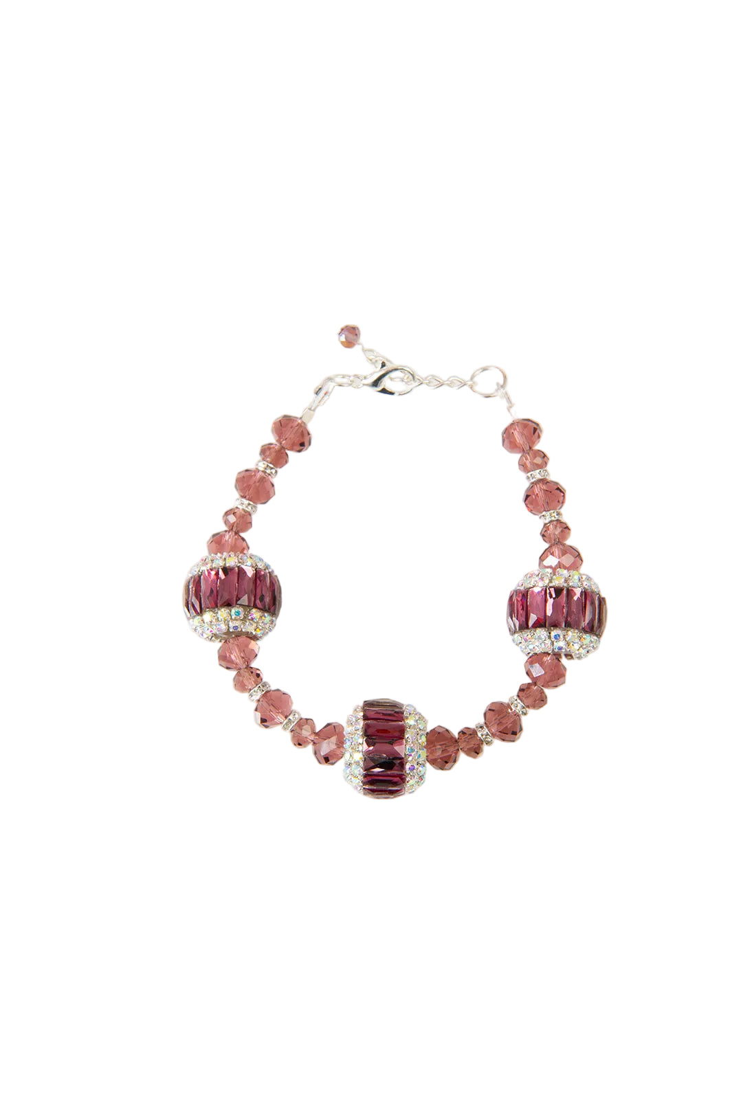 Burgundy Bling Bracelet