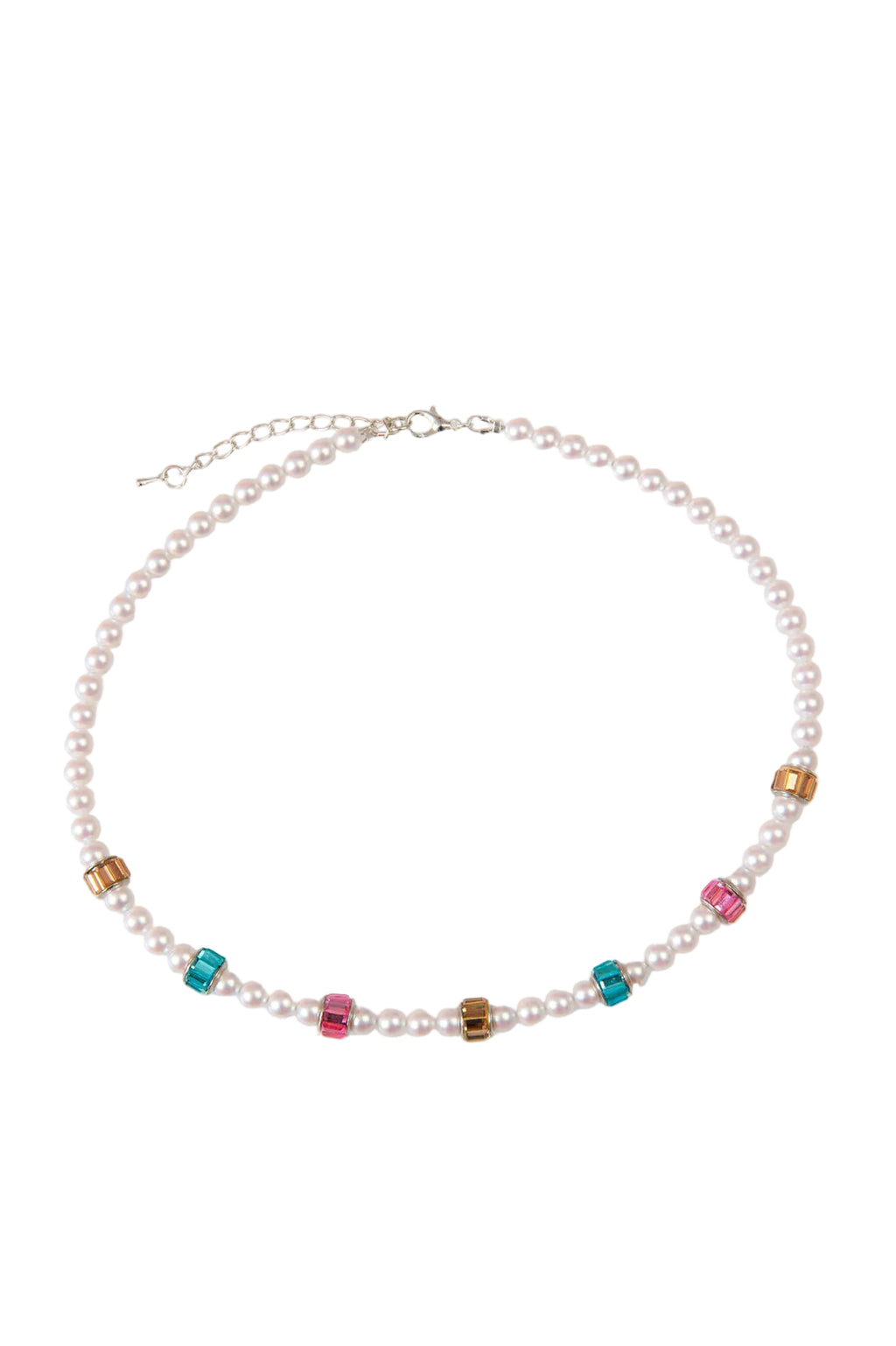 Rainbow Pearl Necklace