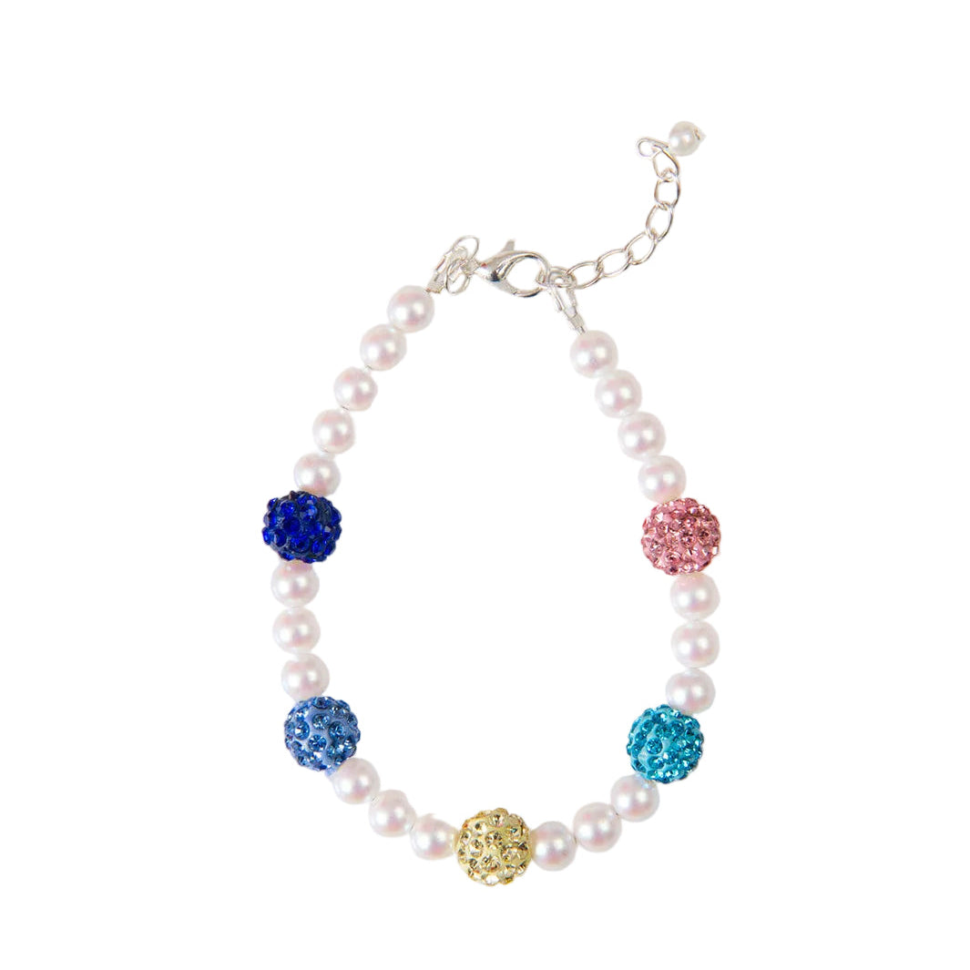 Shamballa Pearl Bracelet