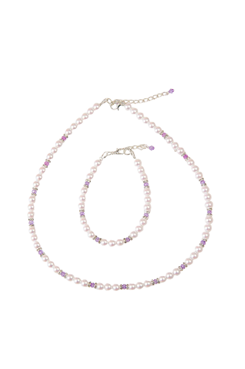 Lilac Pearl Bracelet