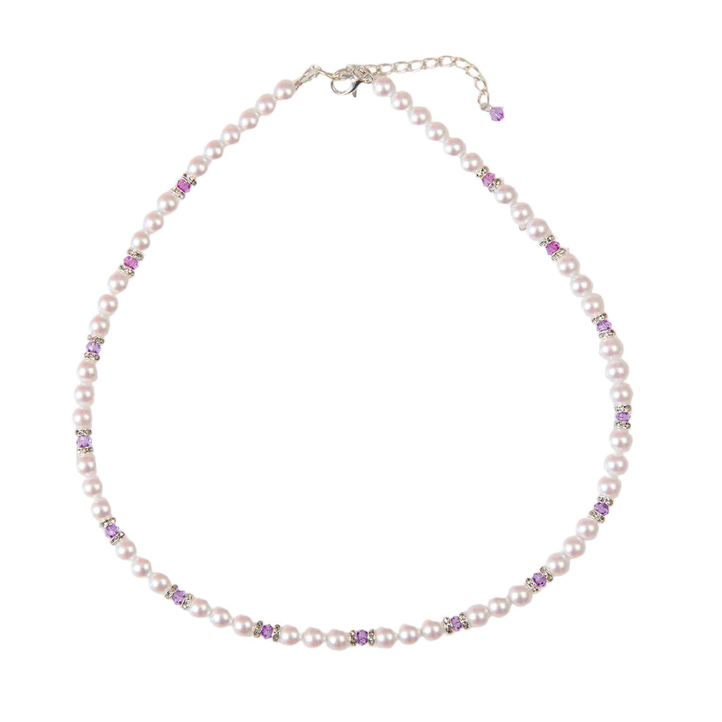 Lilac Pearl Necklace