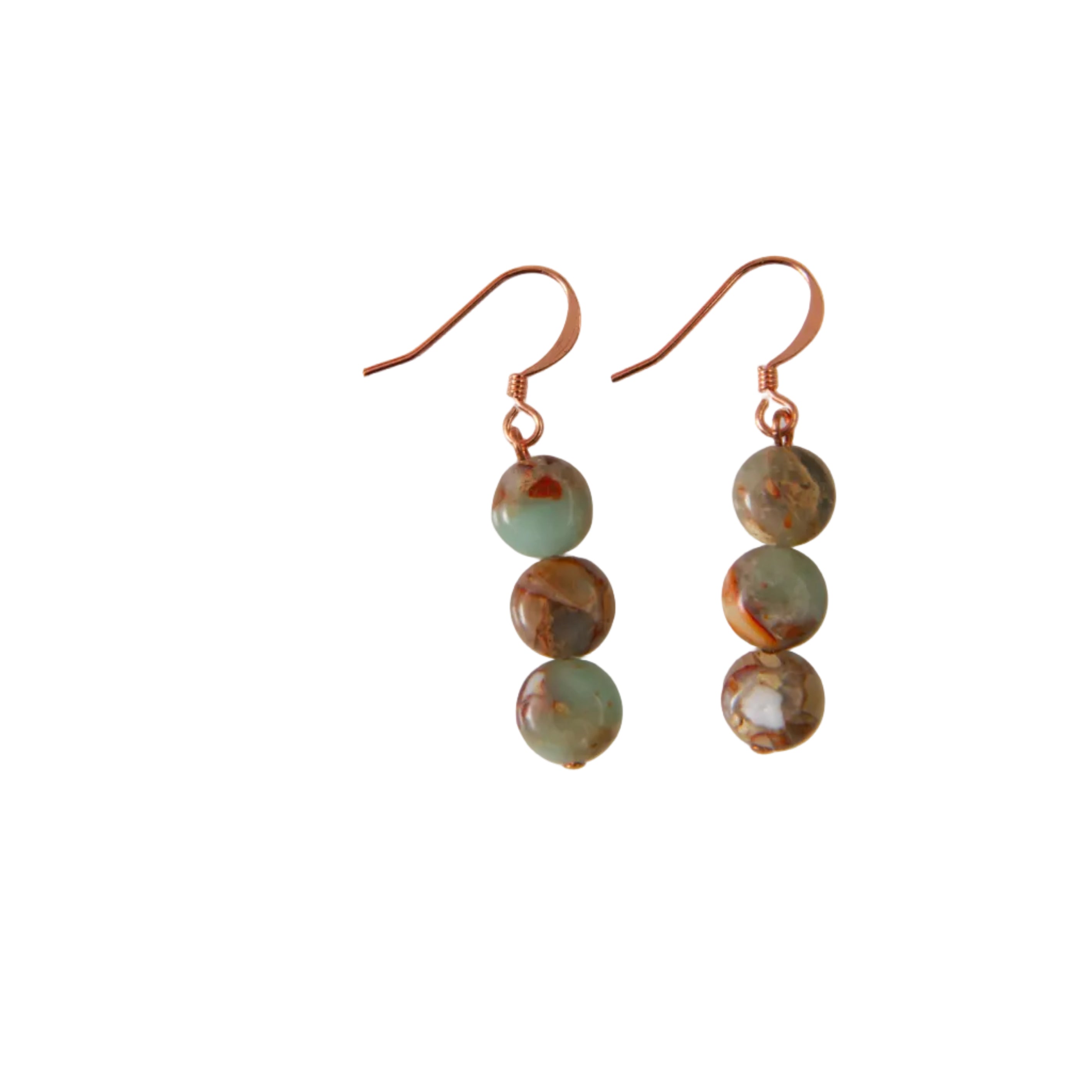 Earthy Green Earrings