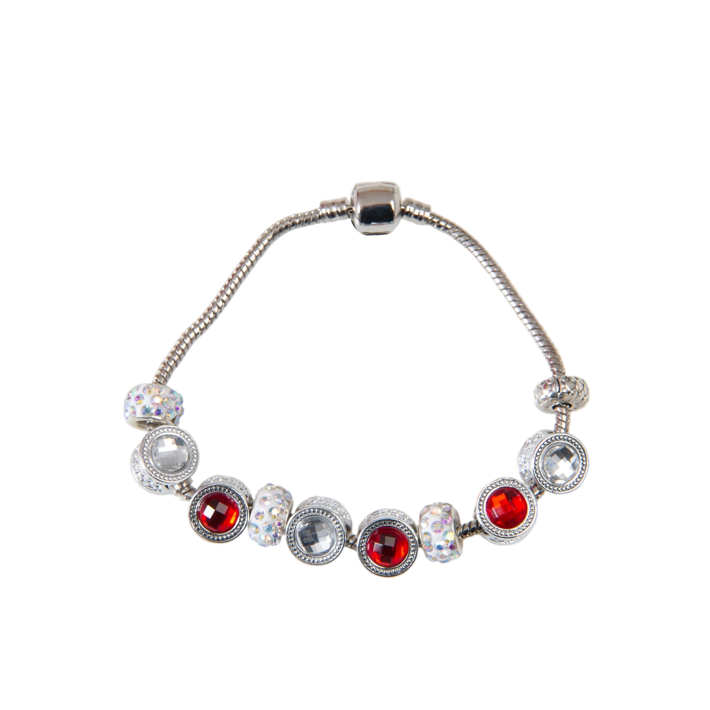 Red Charm Bracelet