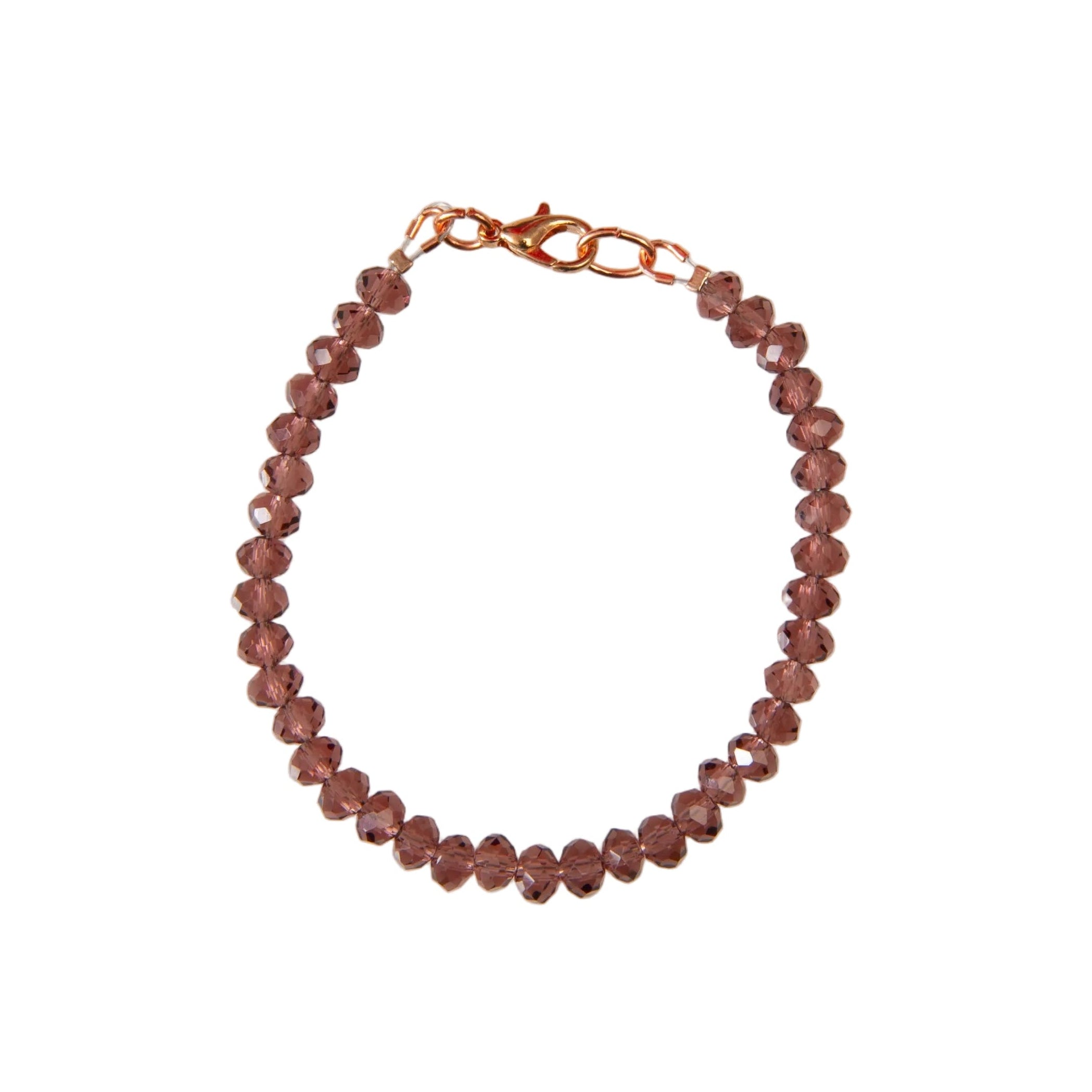 Burgundy Crystal Bracelet
