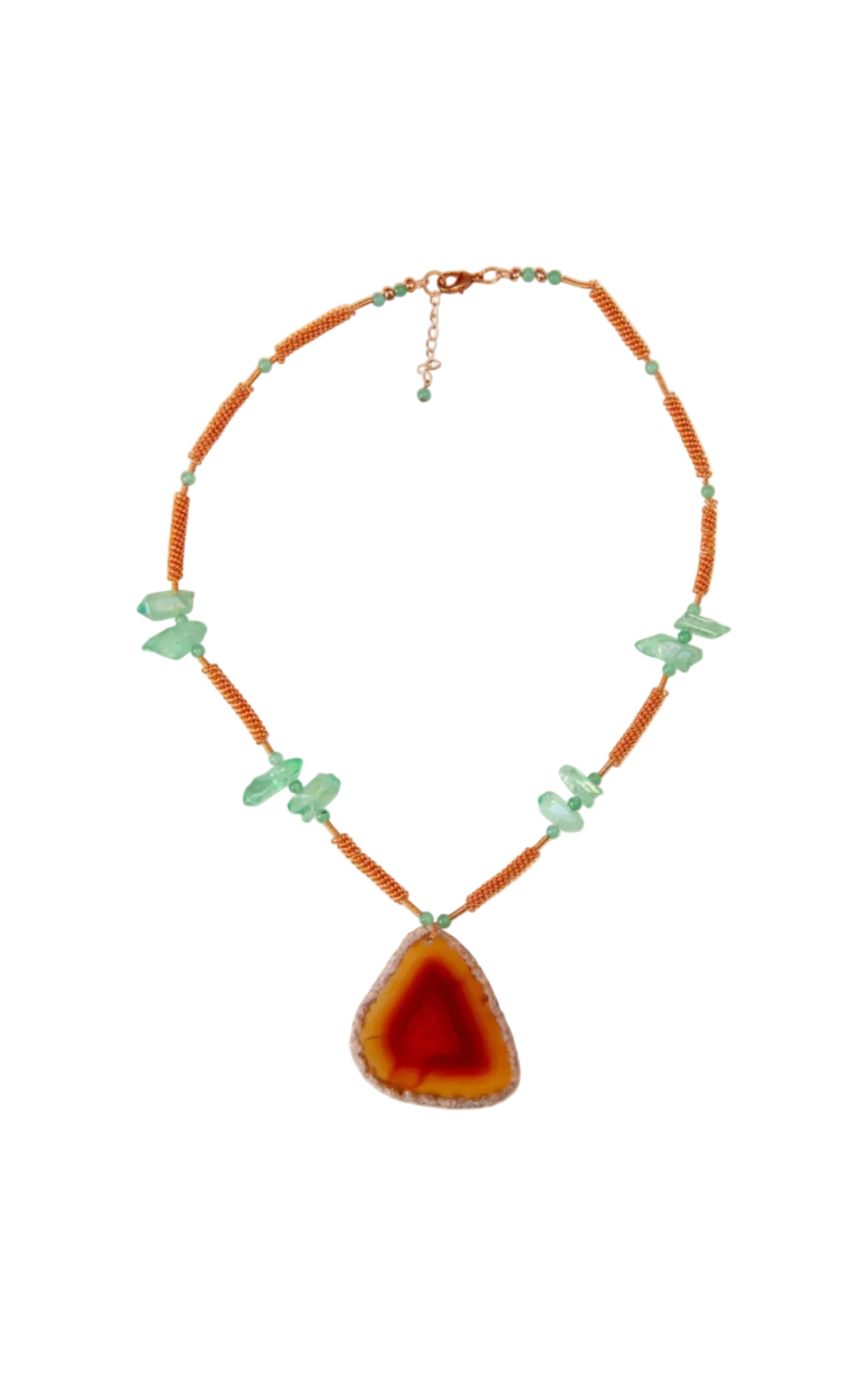 Copper Agate Necklace