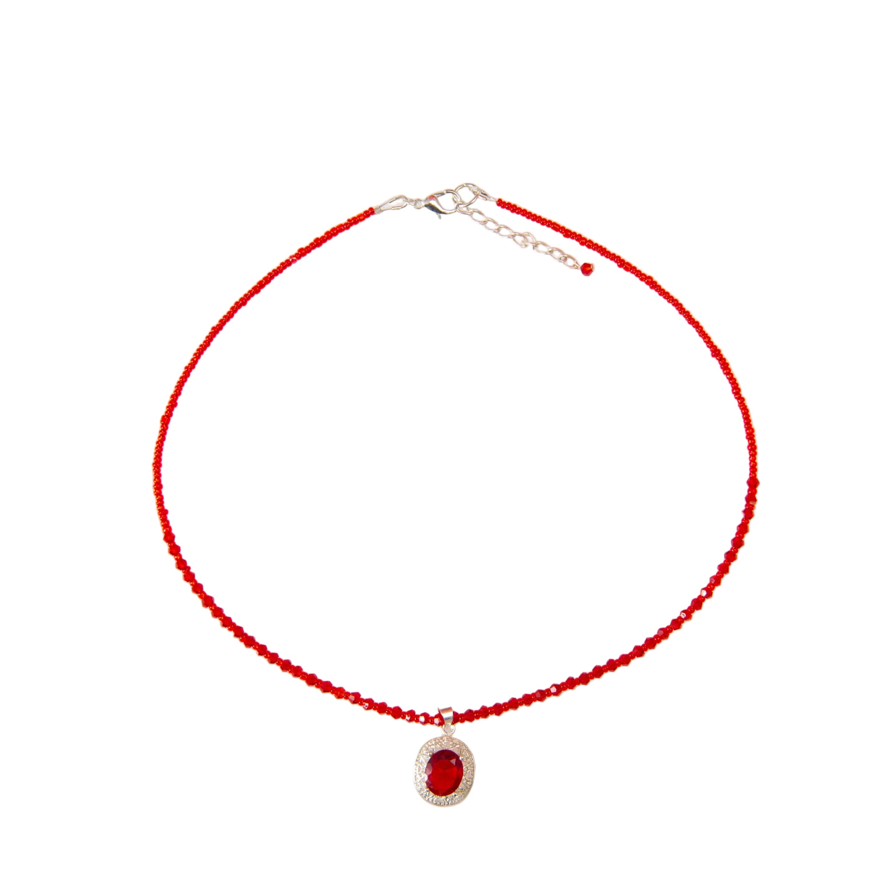 Red Crystal Necklace