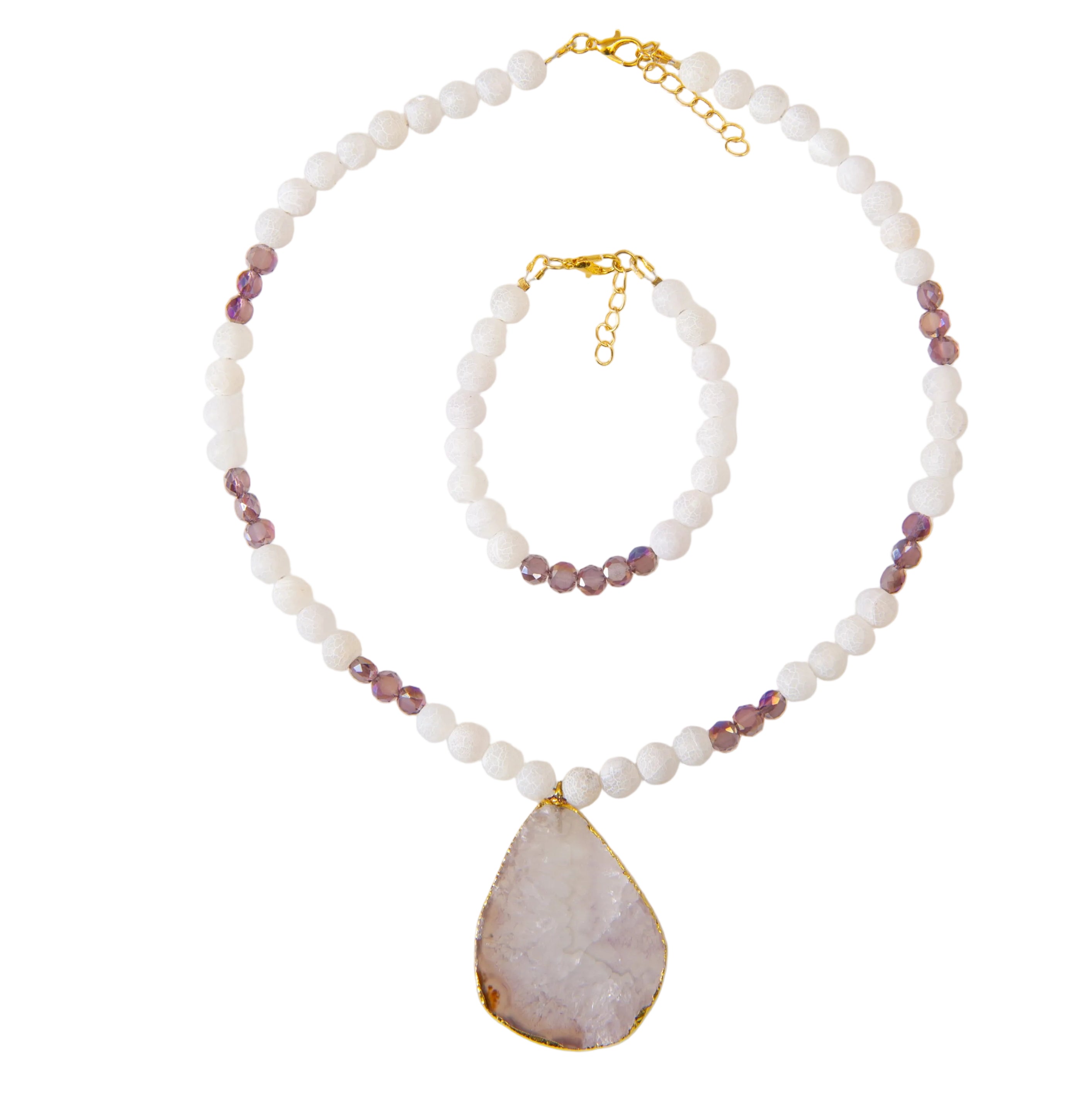 Frosty Agate Bracelet