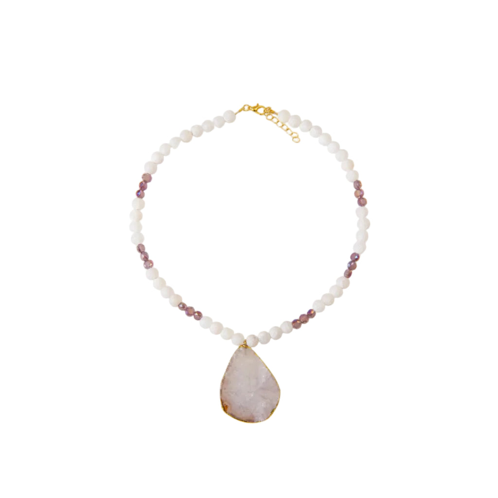 Frosty Agate Necklace