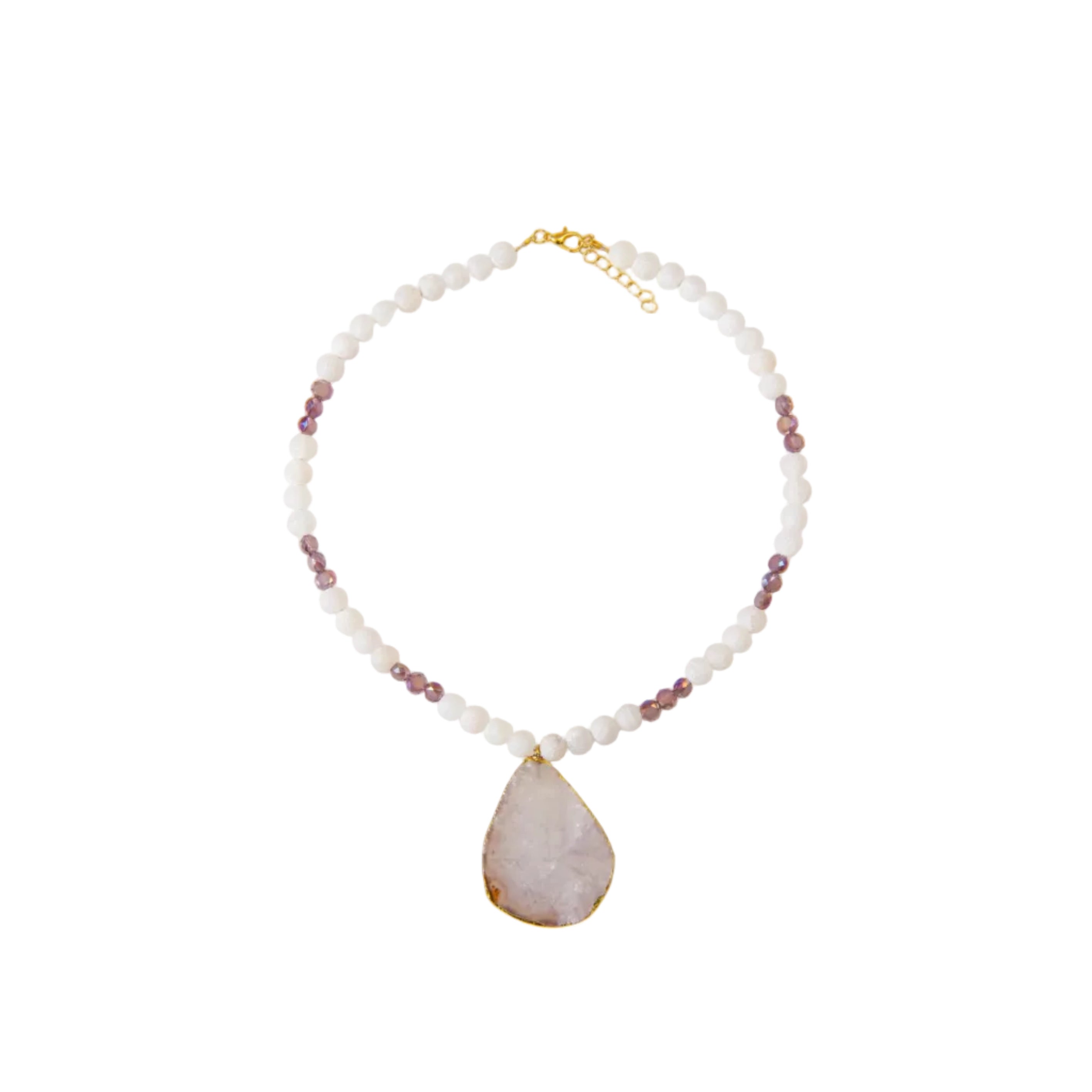 Frosty Agate Necklace