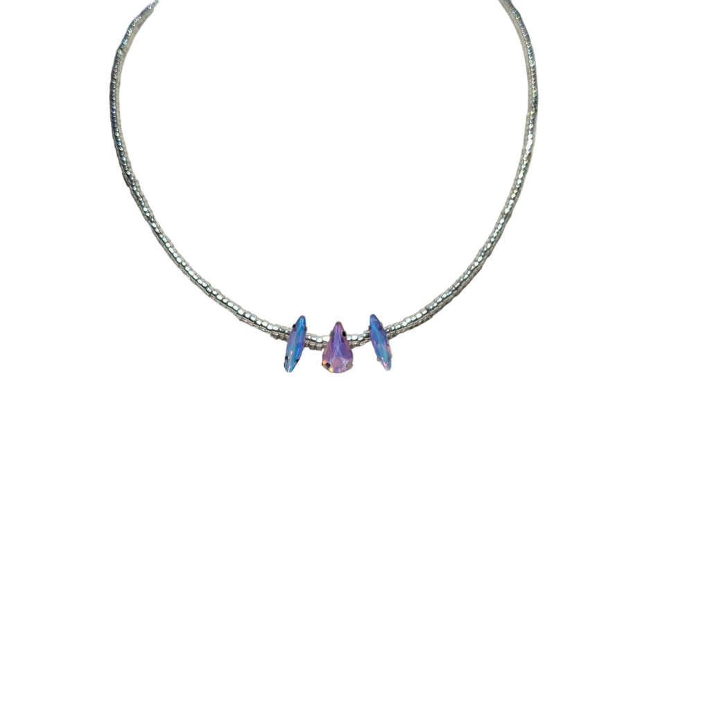 Pastel Trio Crystal Necklace
