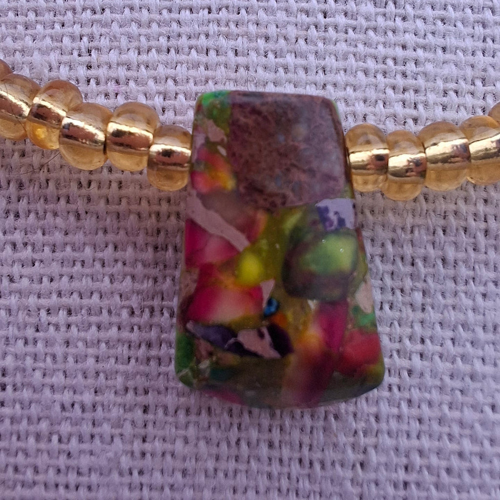 Gold Floral Necklace