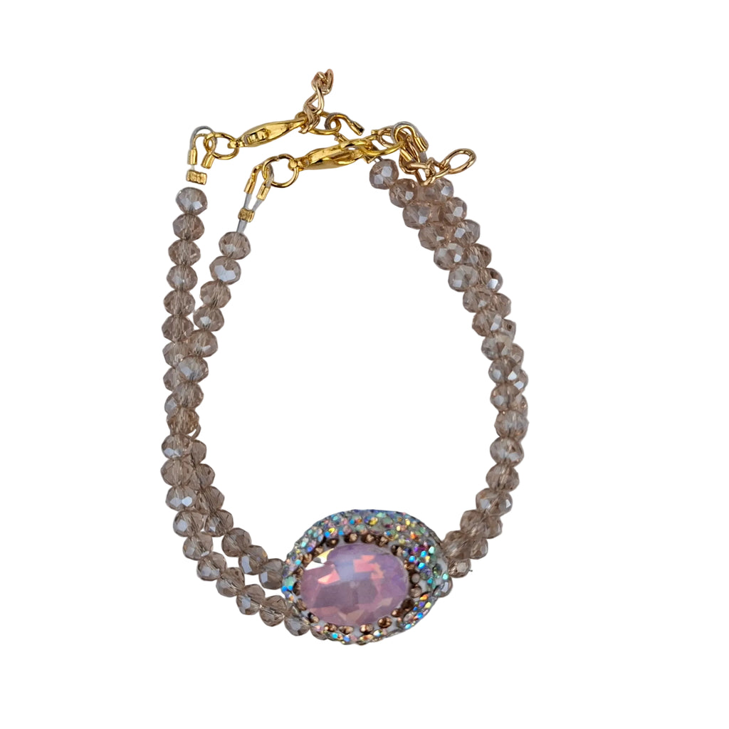 Statement Bracelet Lilac