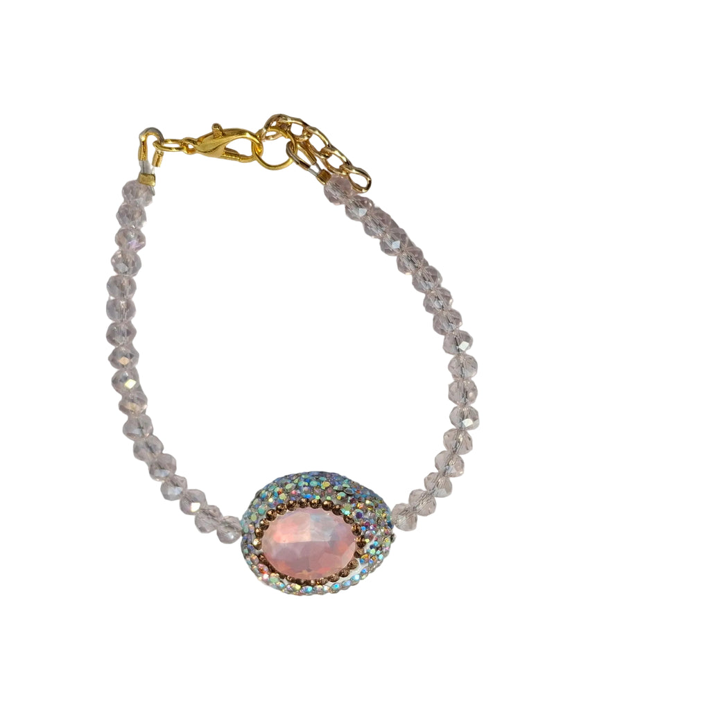 Statement Bracelet Pink