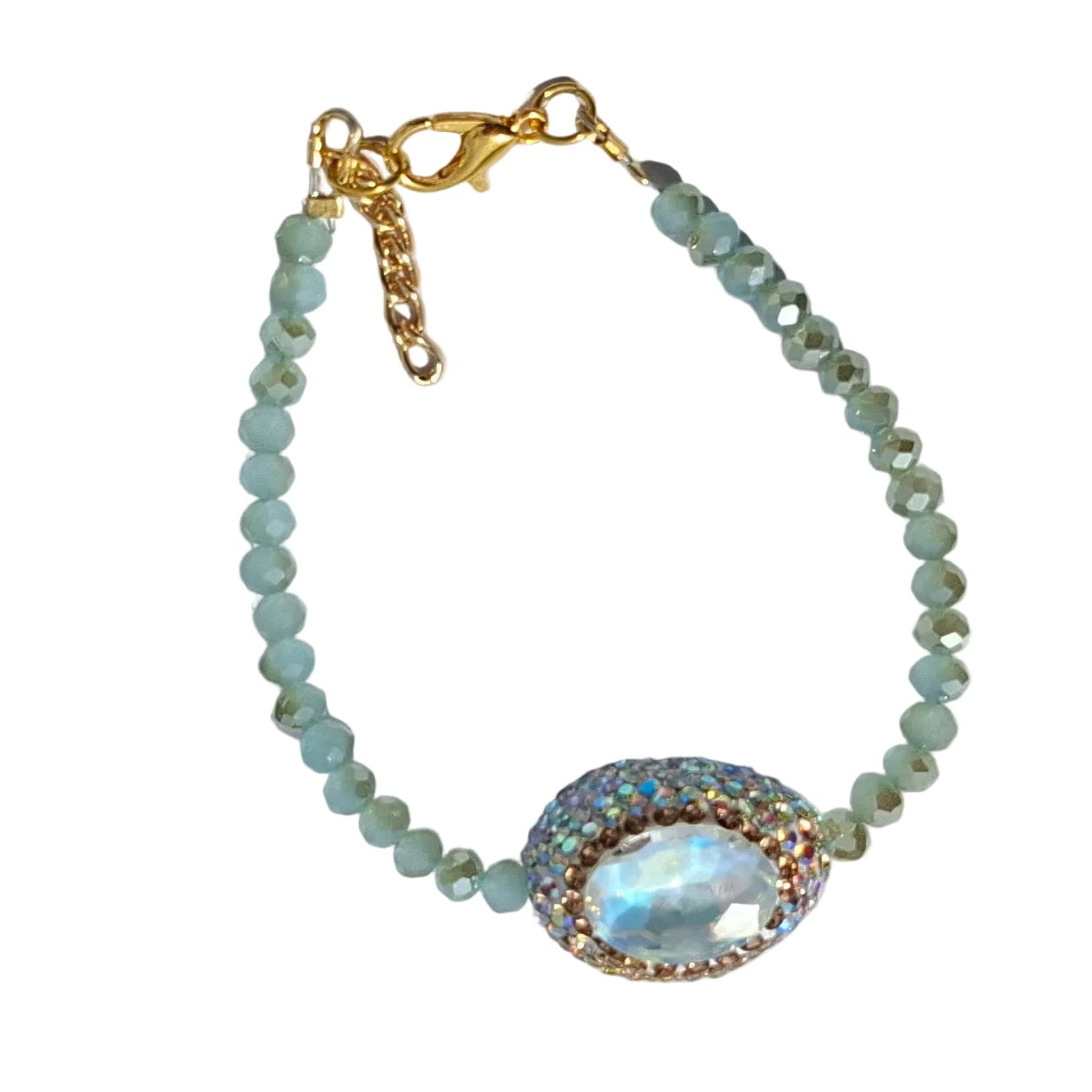 Statement Bracelet Aqua