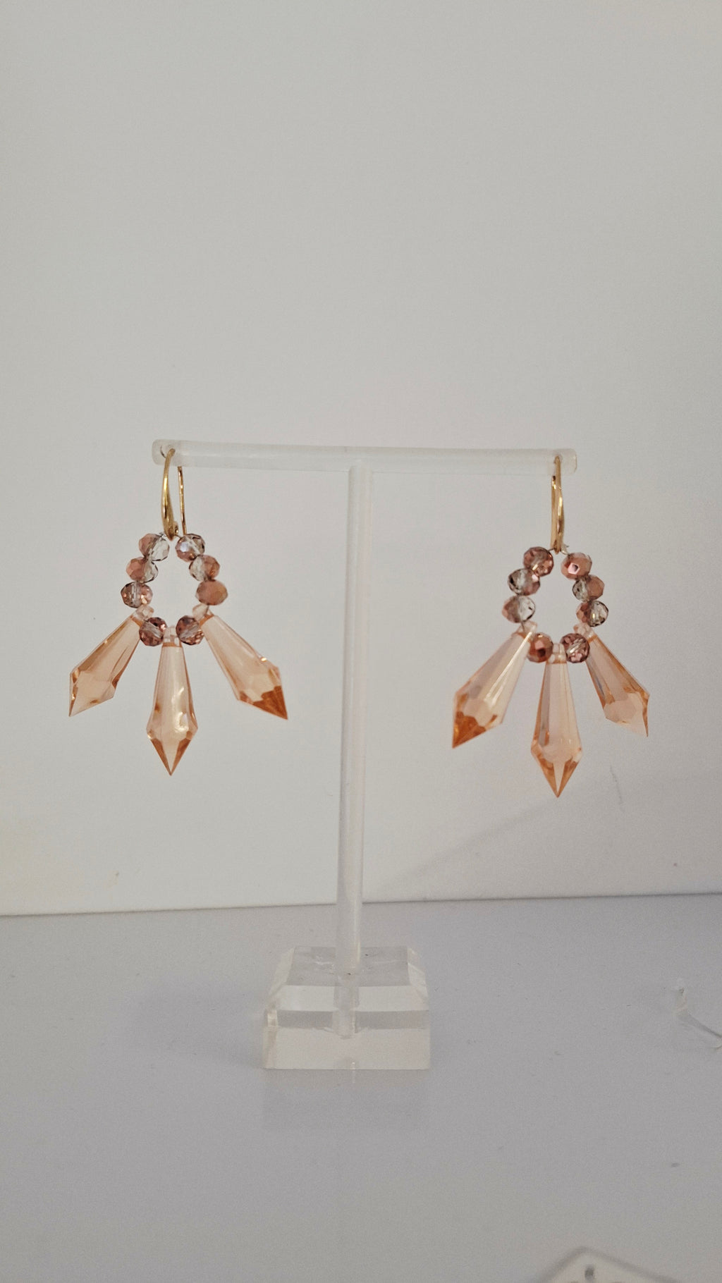 Peachy Fan Earrings