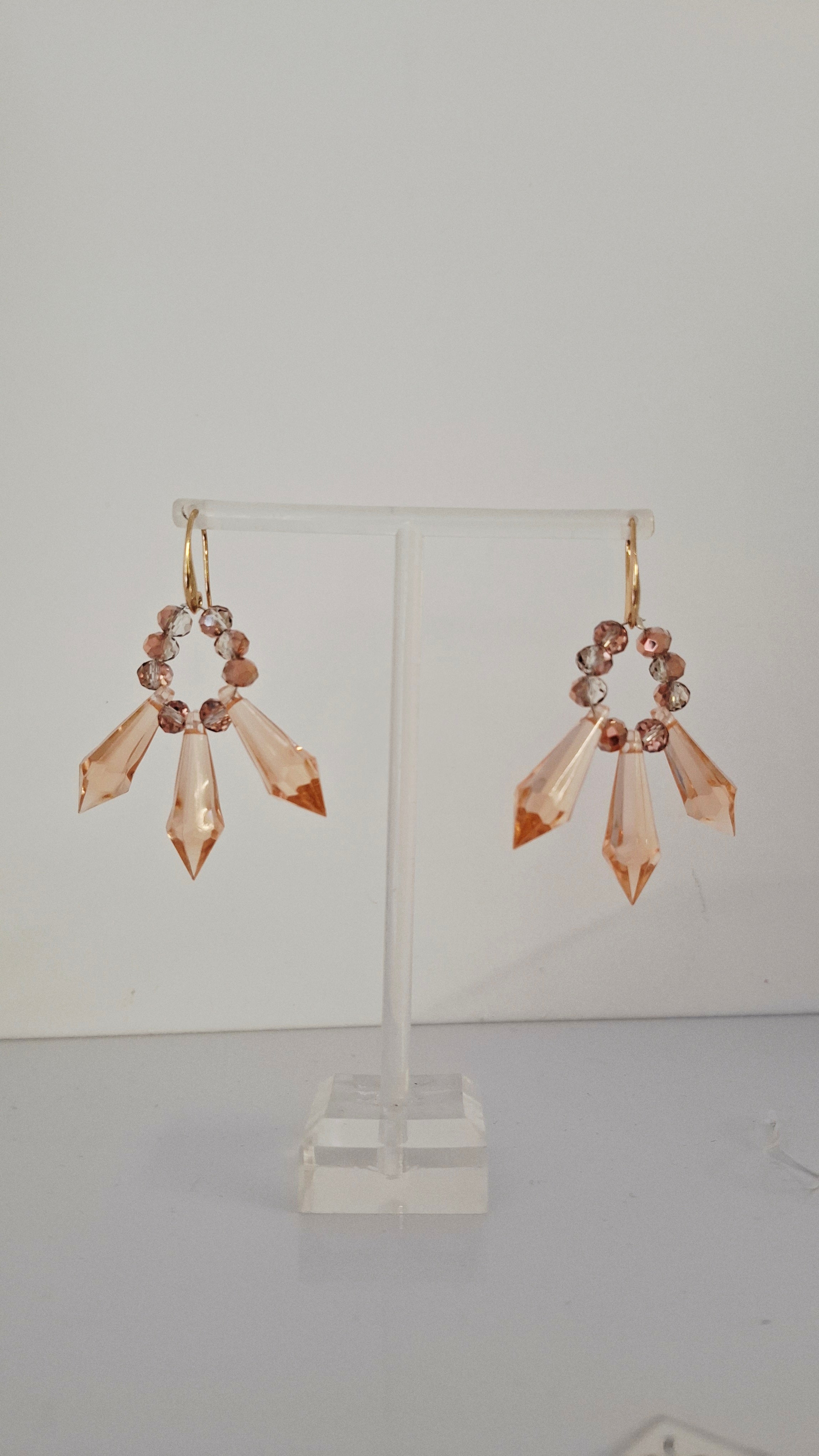 Peachy Fan Earrings