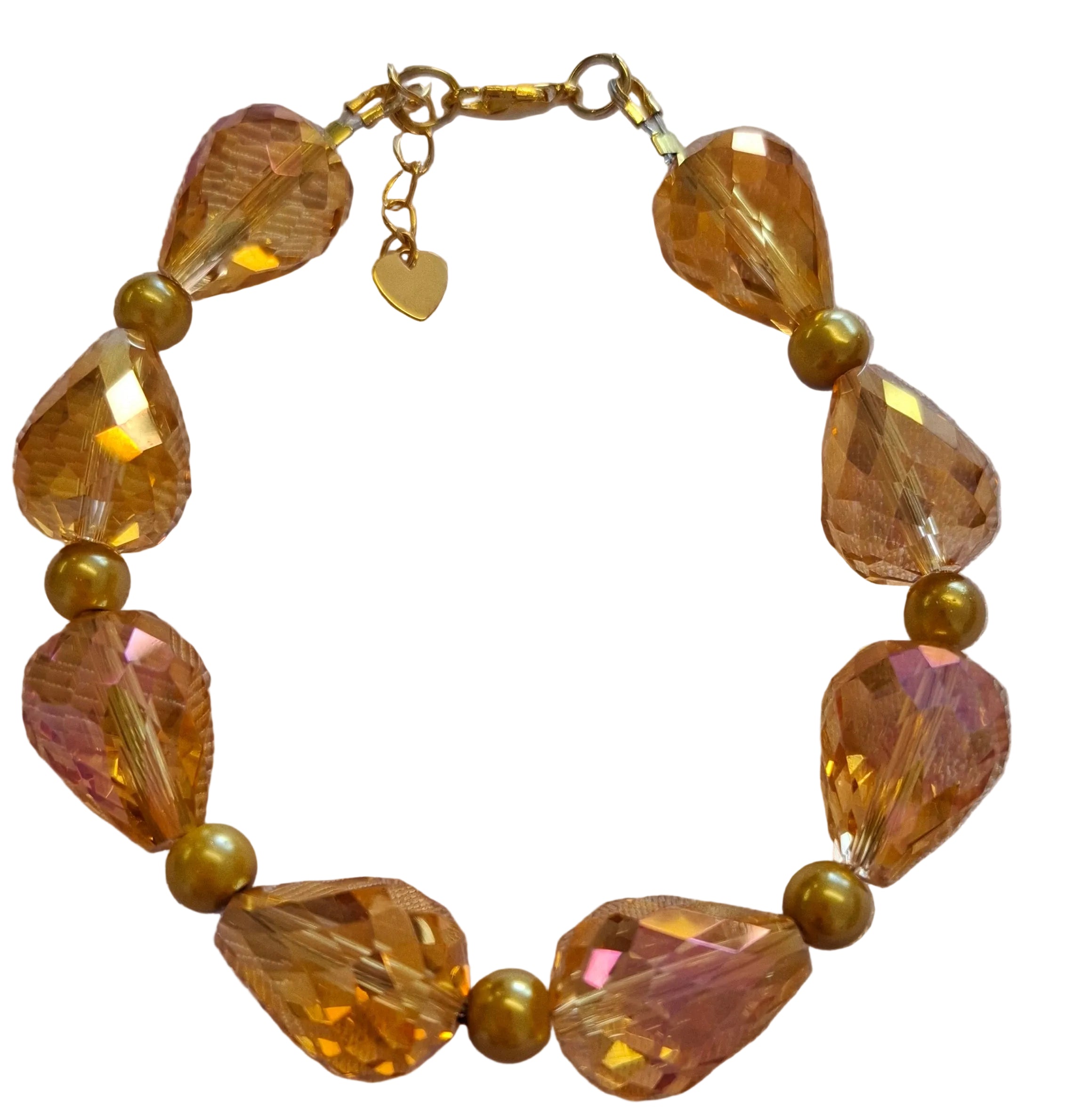 Golden Crystal Bracelet