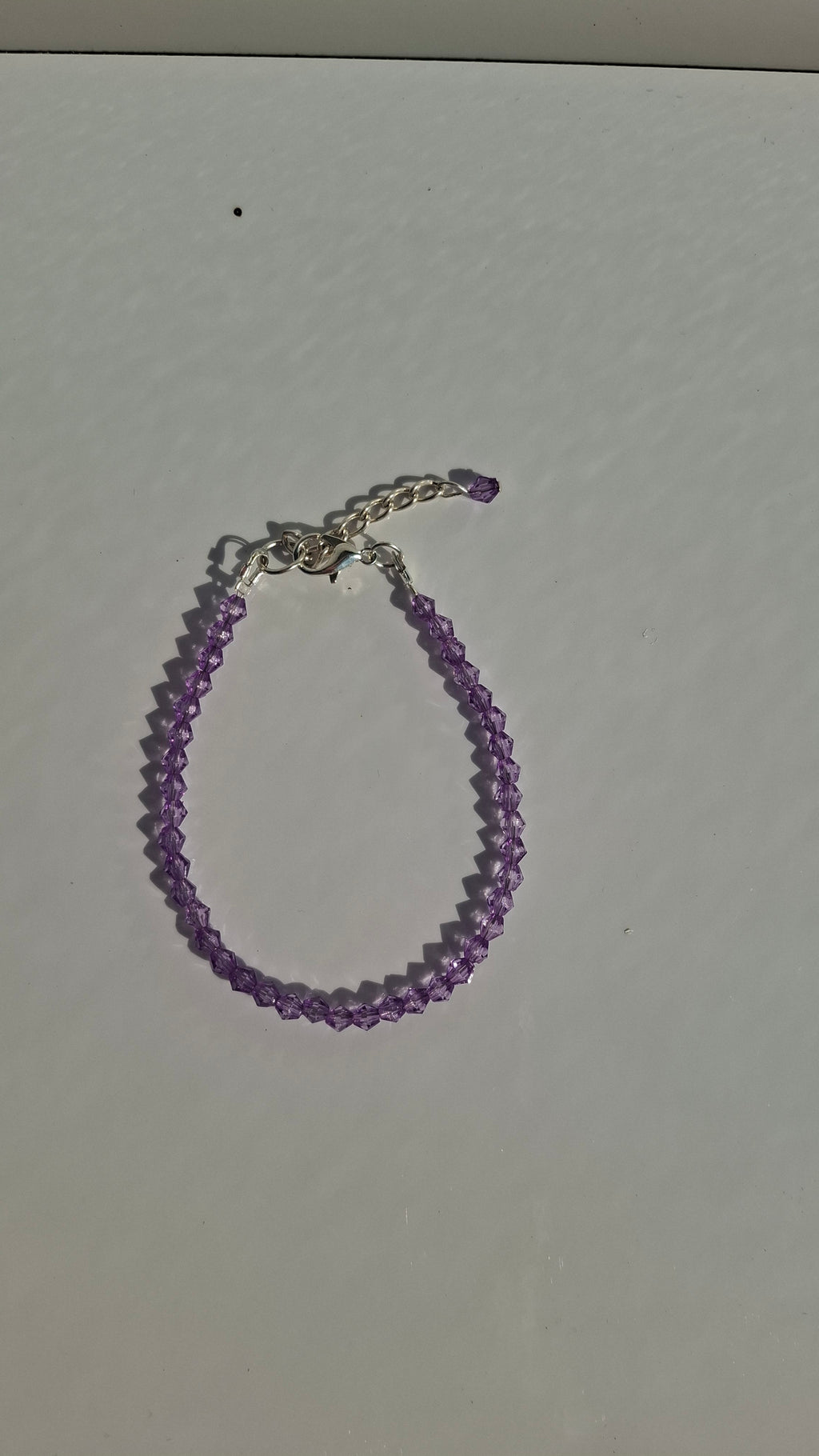Lilac Crystal Bracelet