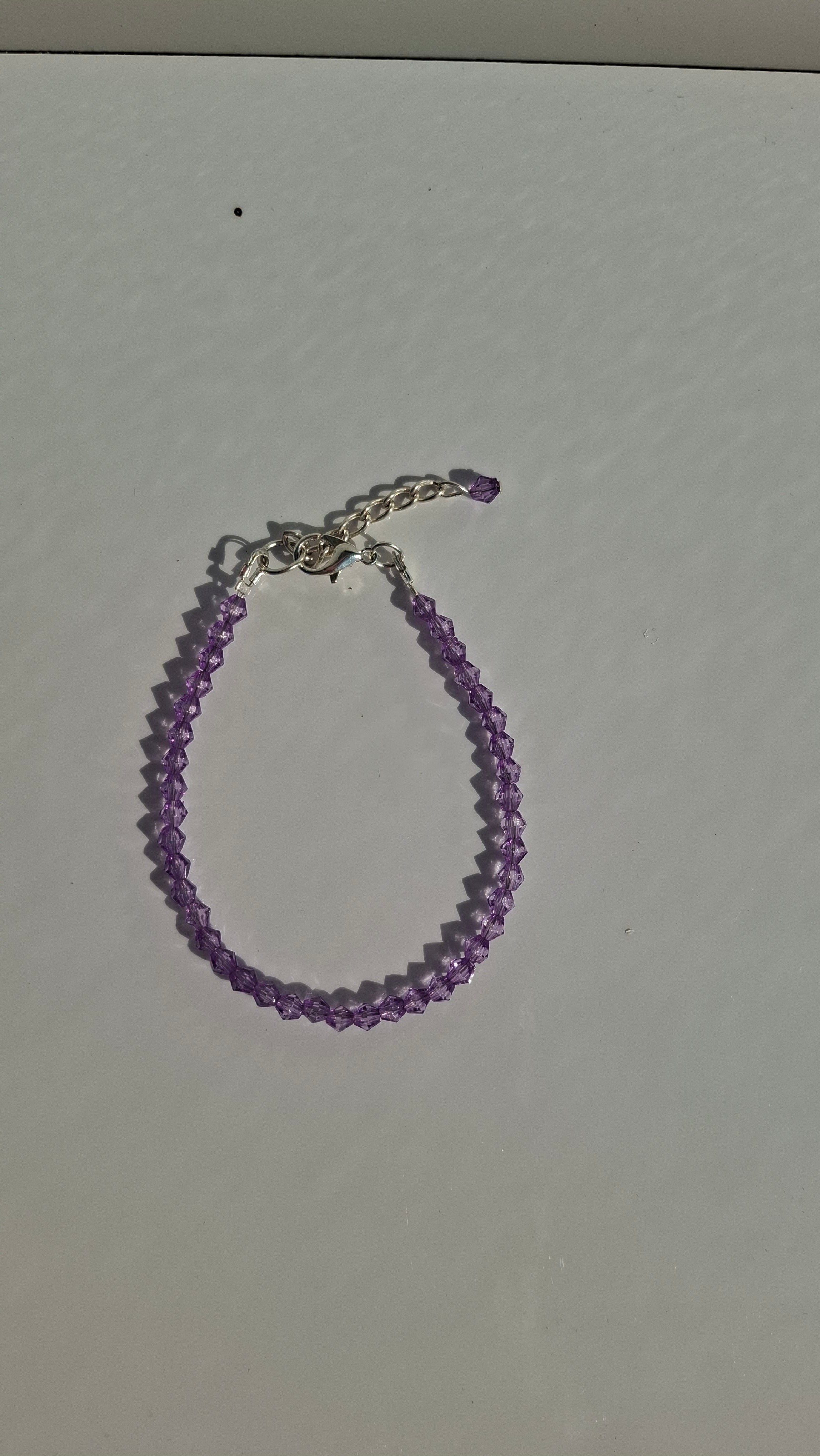 Lilac Crystal Bracelet