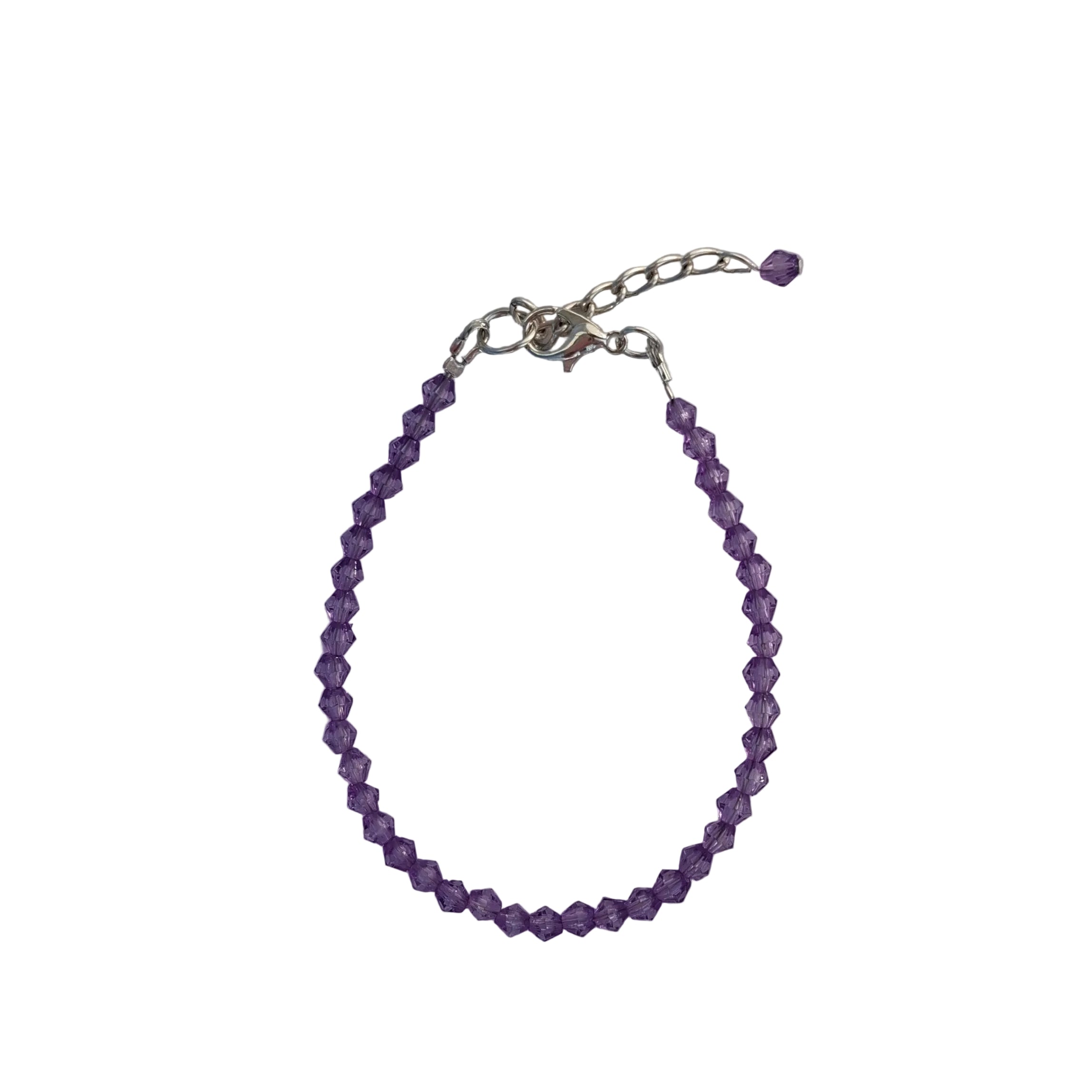 Lilac Crystal Bracelet