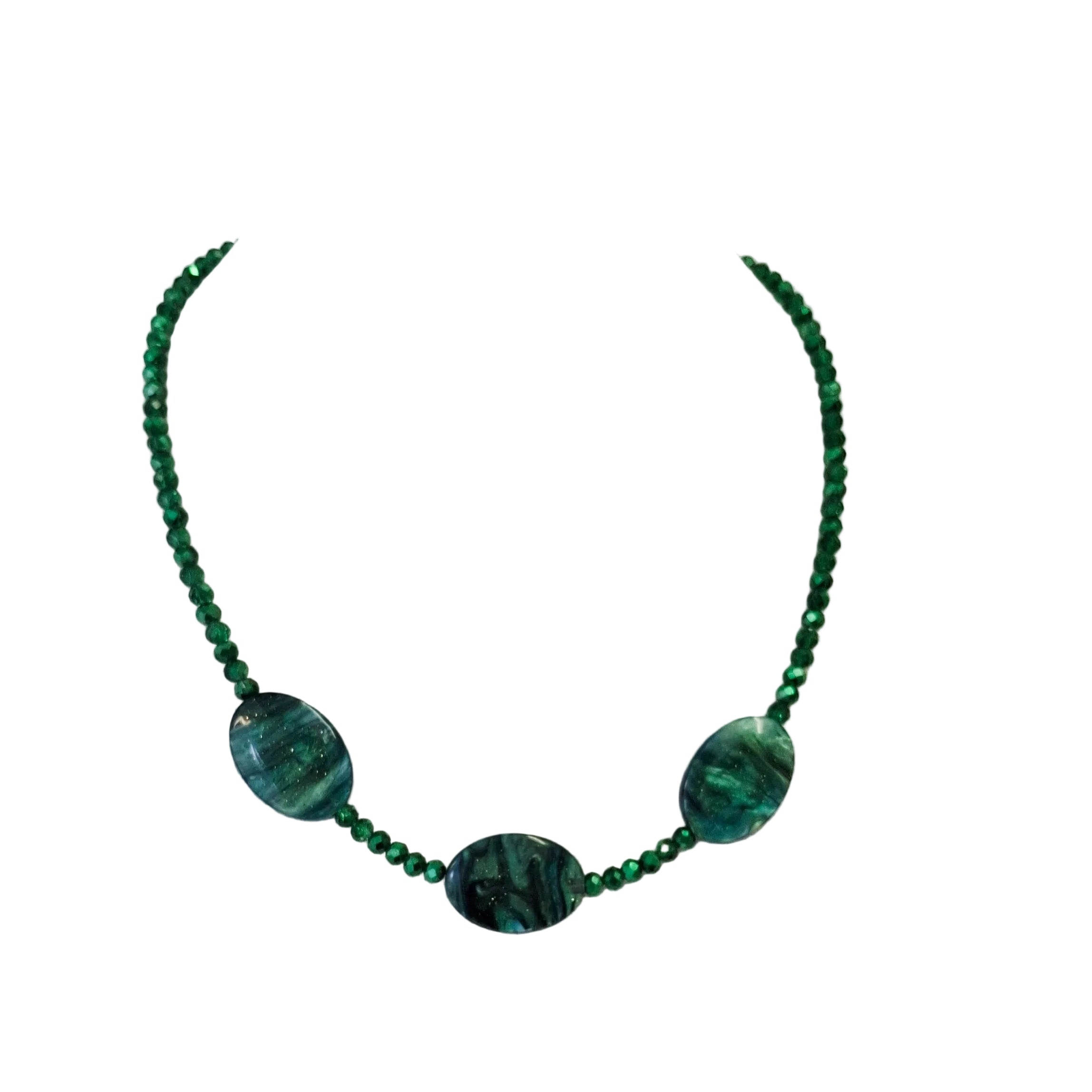 Green Marble Necklace