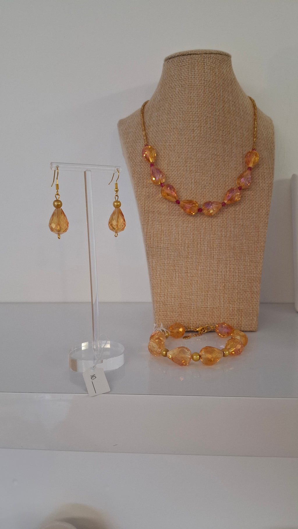 Golden Crystal Necklace