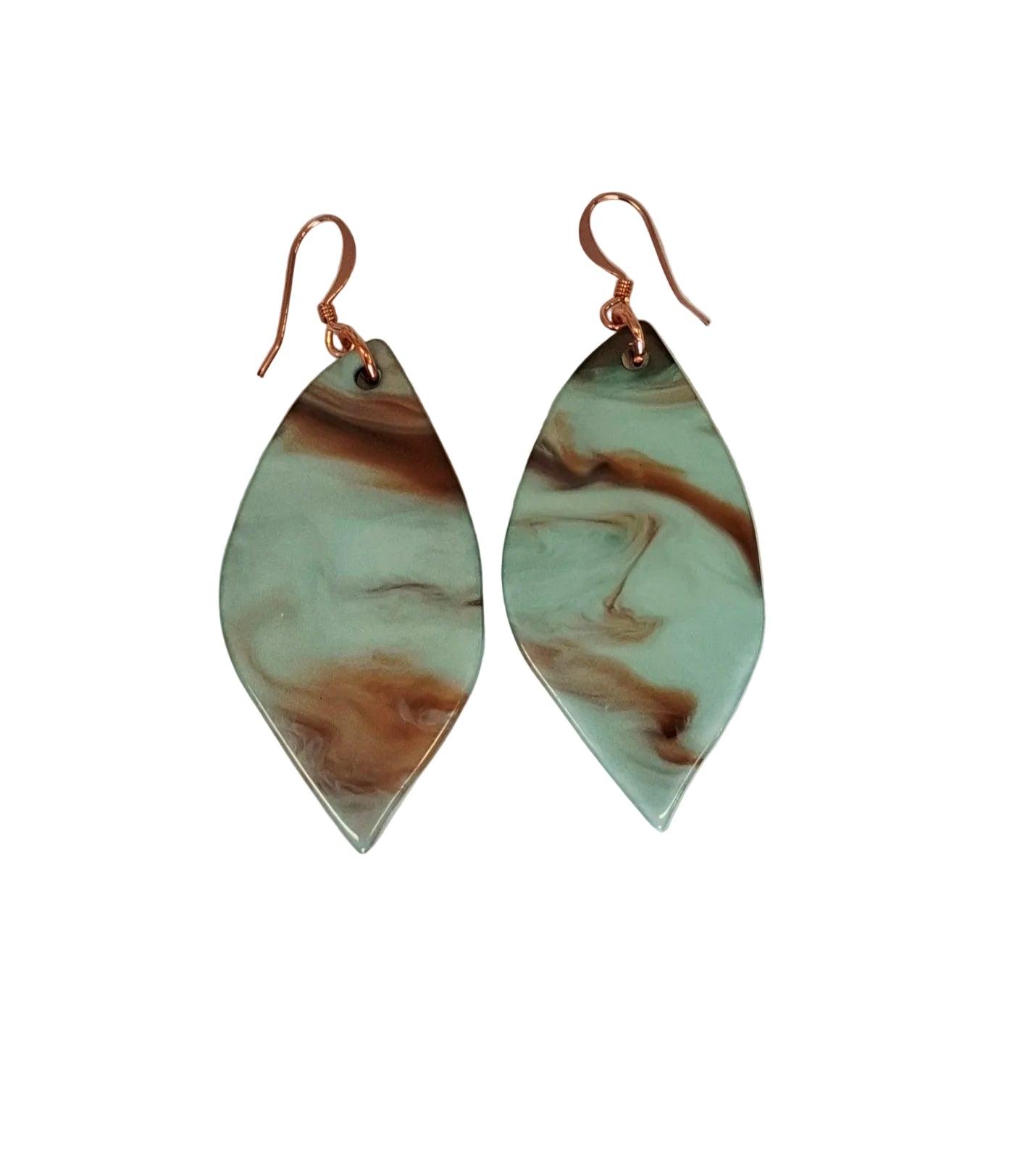 Green Leafy Earrings