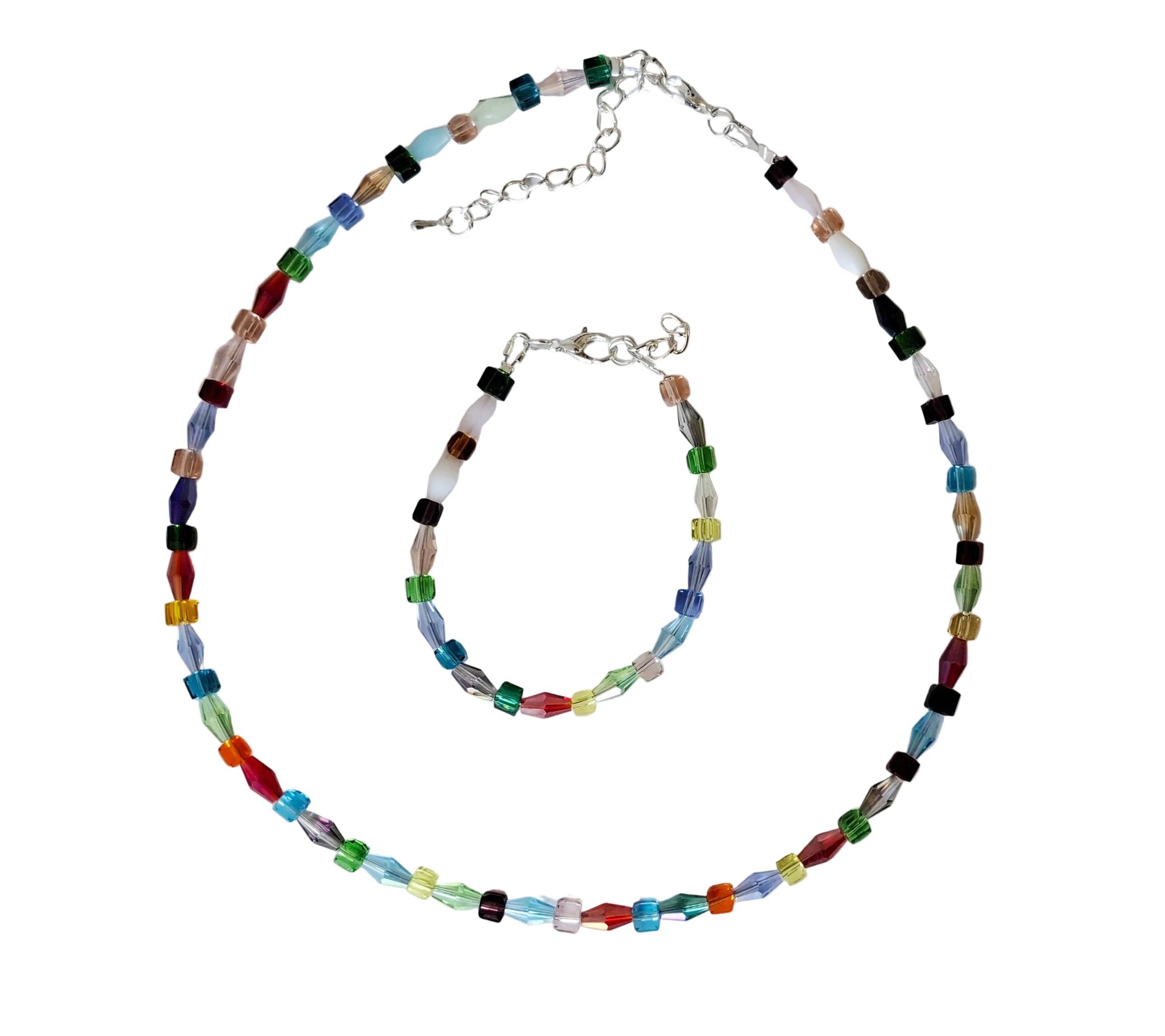 Multi Crystal Necklace