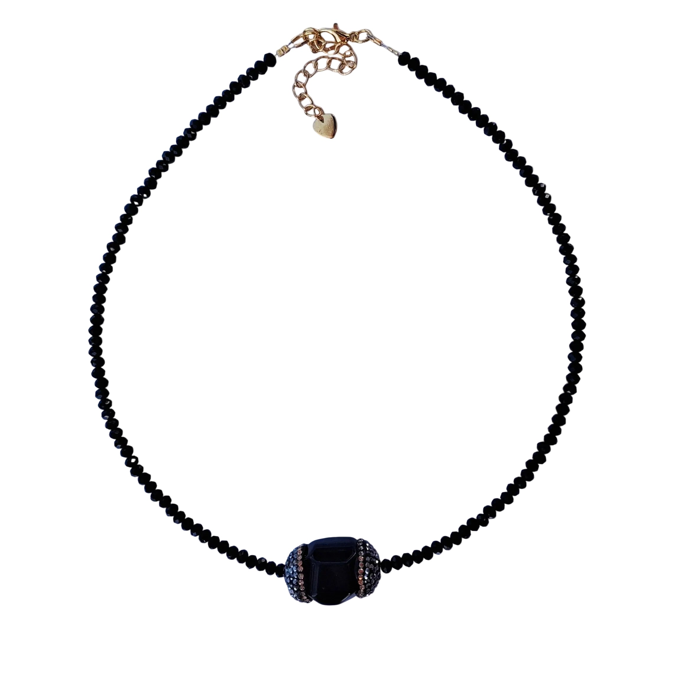 Black Marble Necklace
