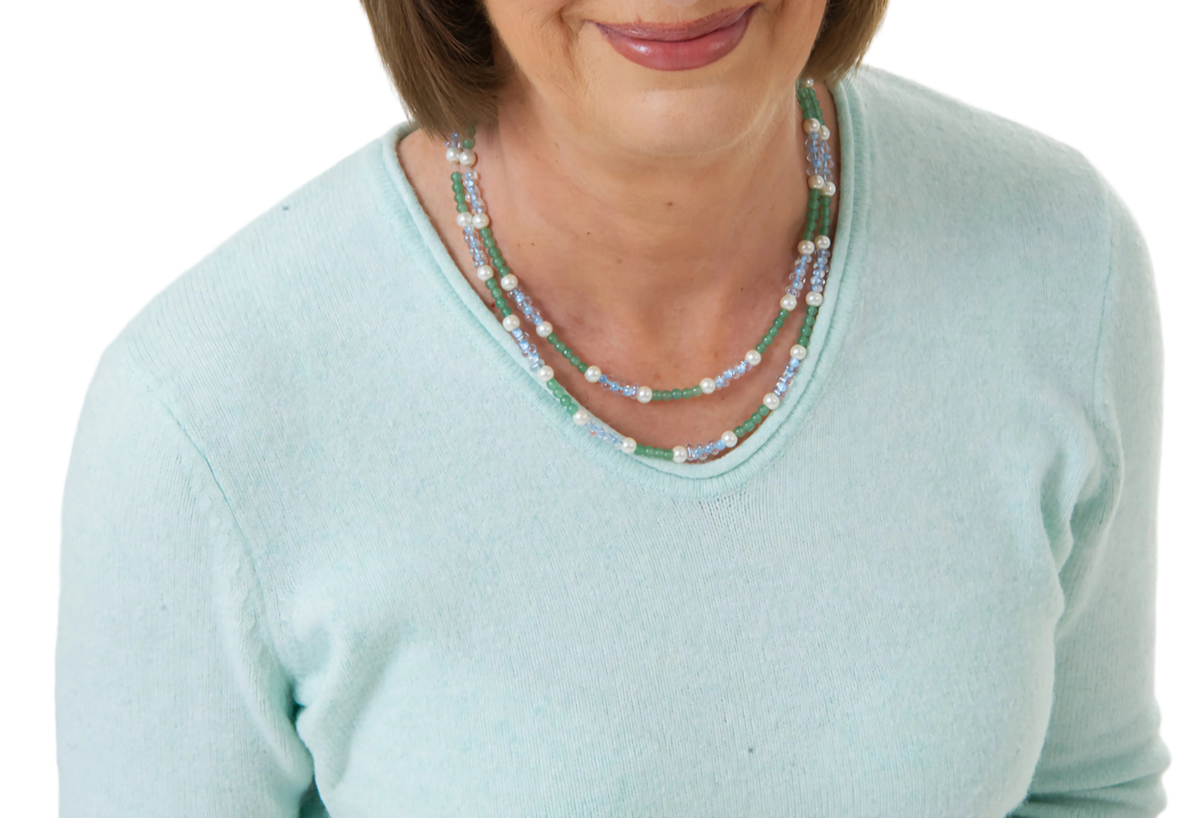 Blue and Green Necklace