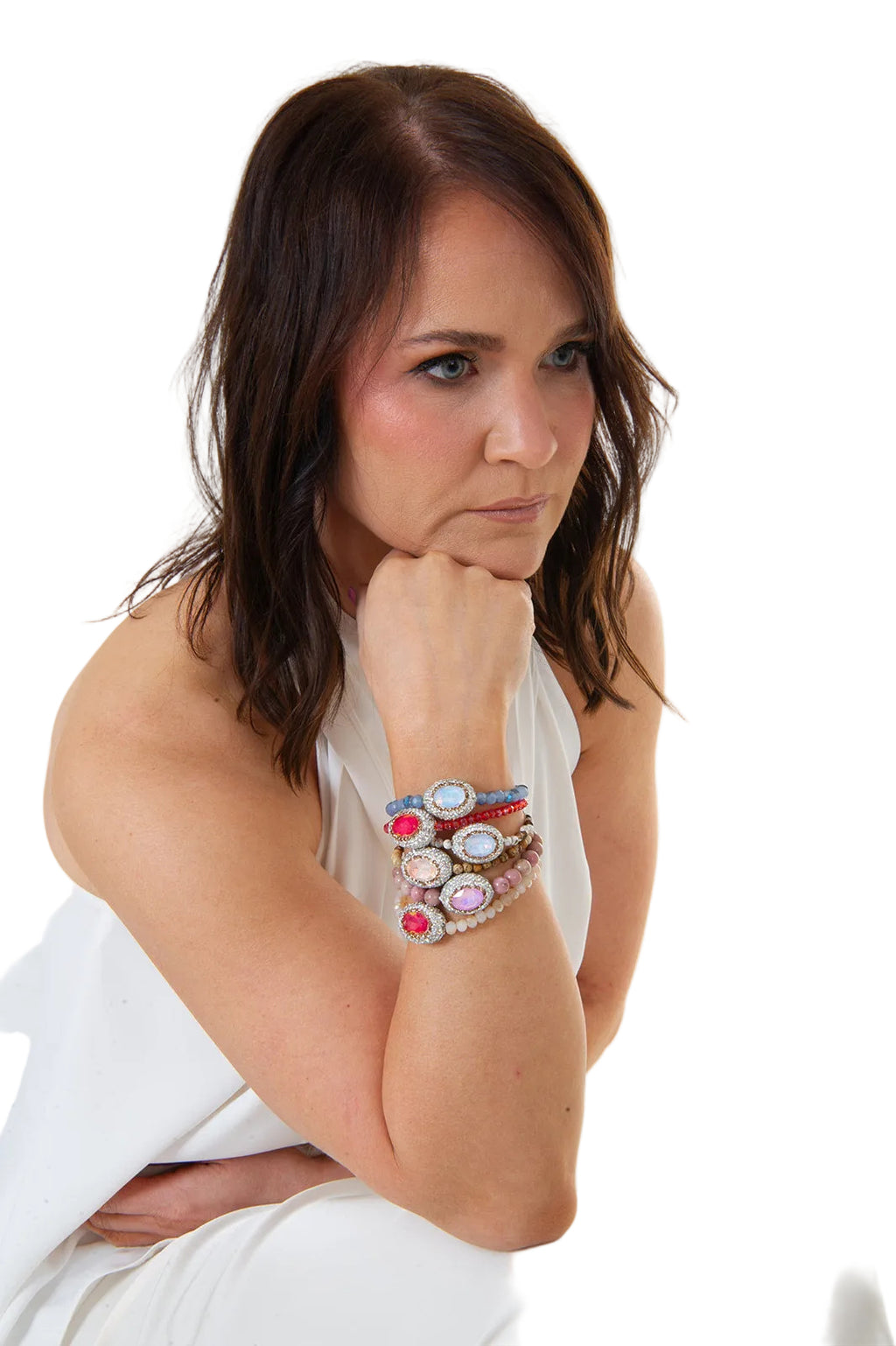Statement Bracelet Red