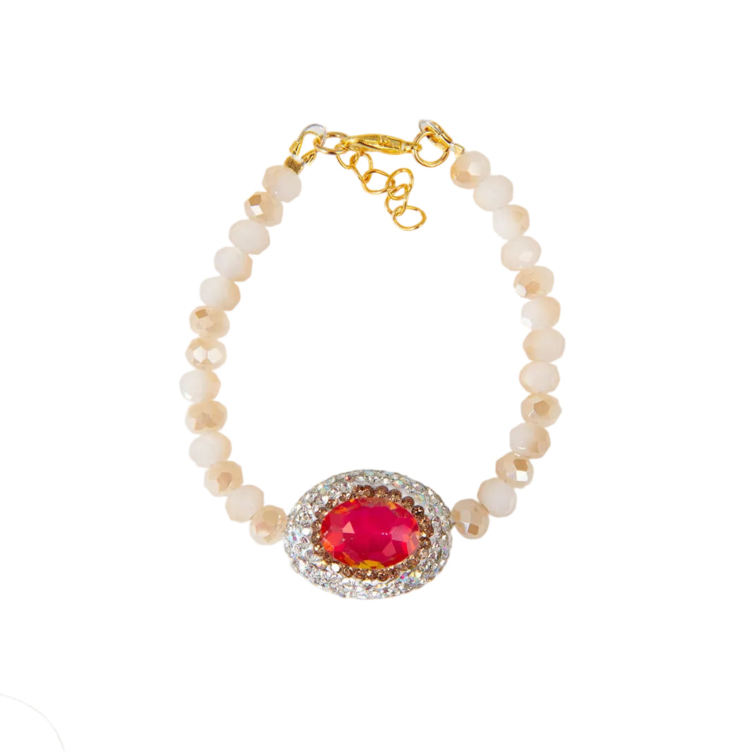 Statement Bracelet Coral