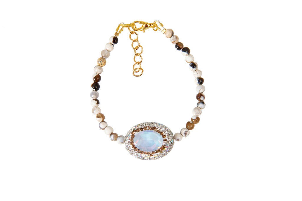 Statement Bracelet Blue