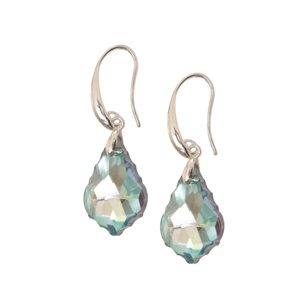 Aqua Crystal Earrings