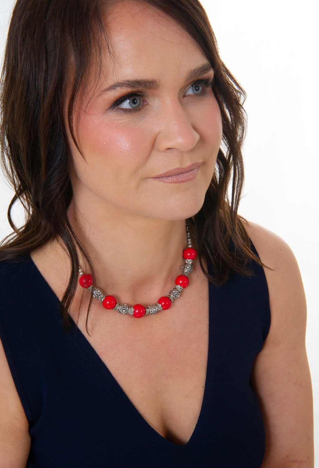Red Beads Necklace