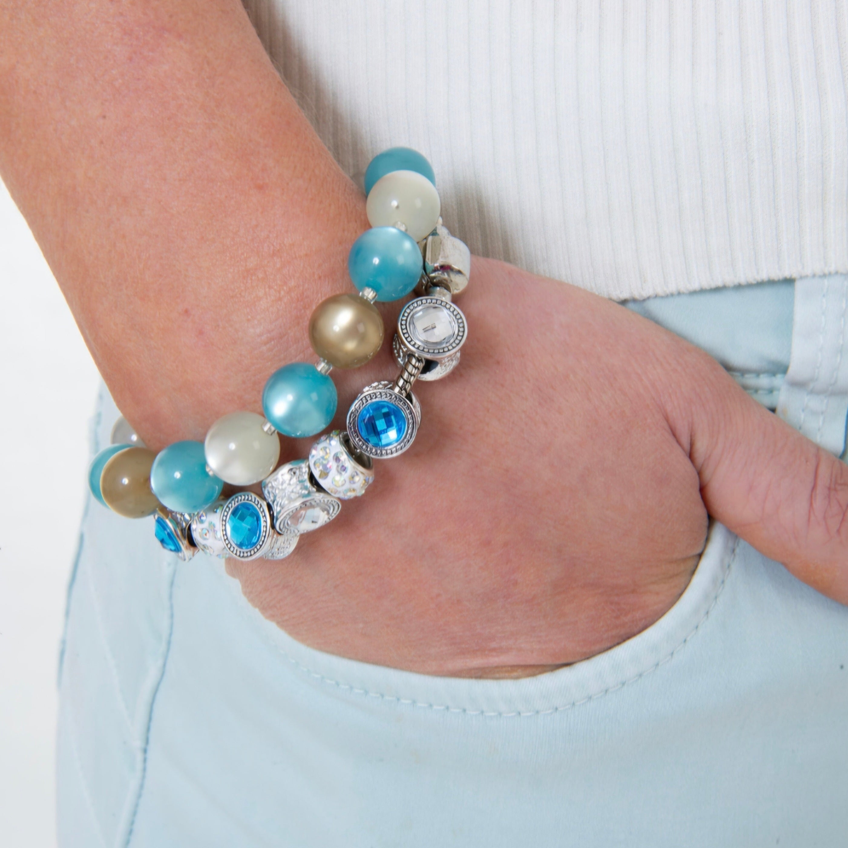 Turquoise Charm Bracelet