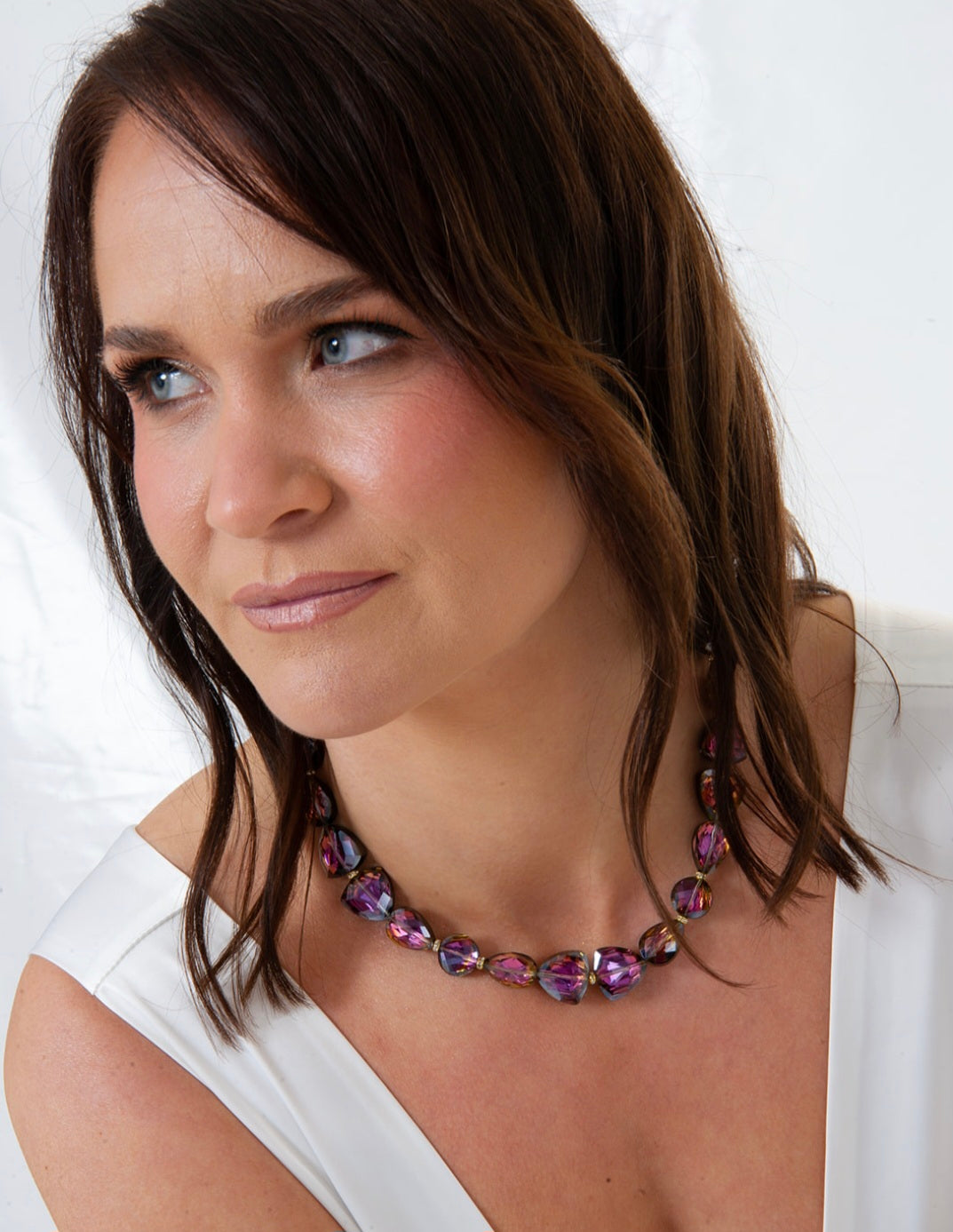 Purple Hues Gloss Necklace