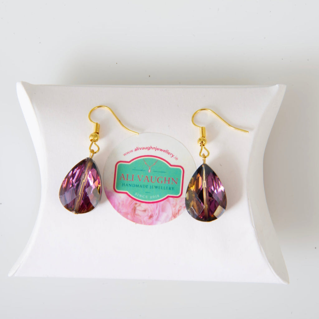 Purple Hues Gloss Earrings