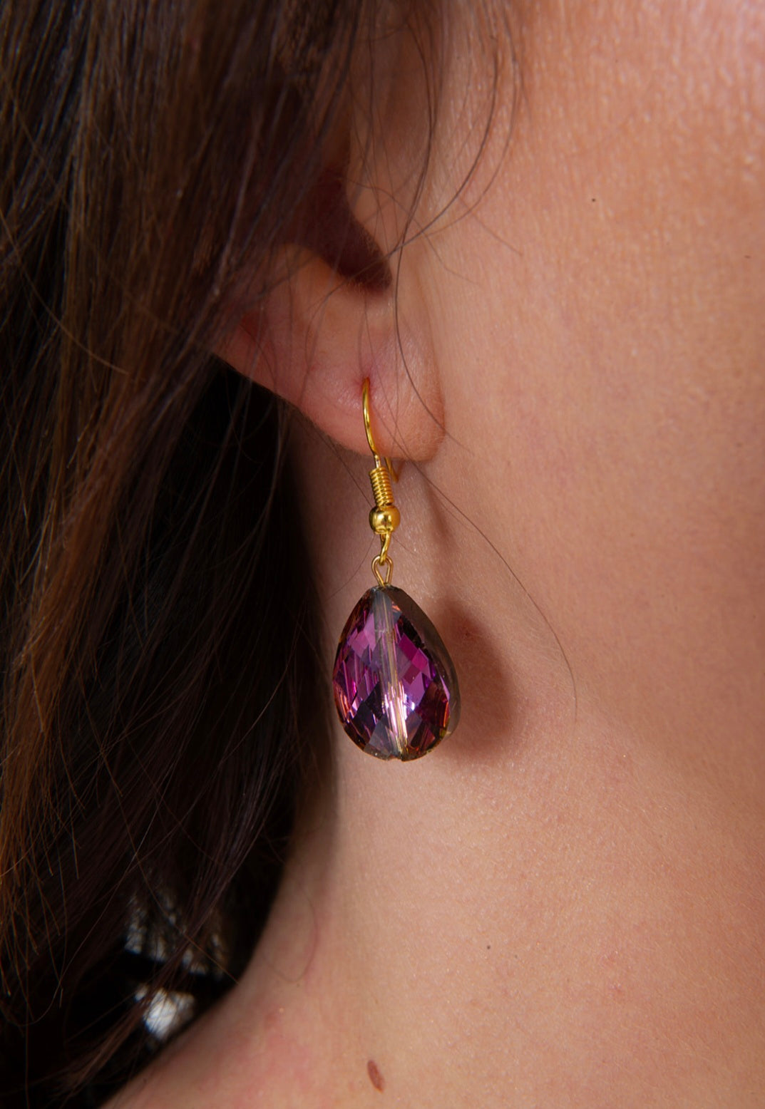 Purple Hues Gloss Earrings