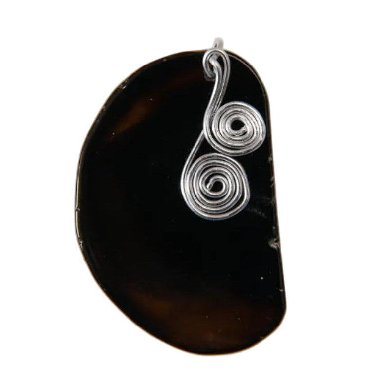 Black Celtic Brooch