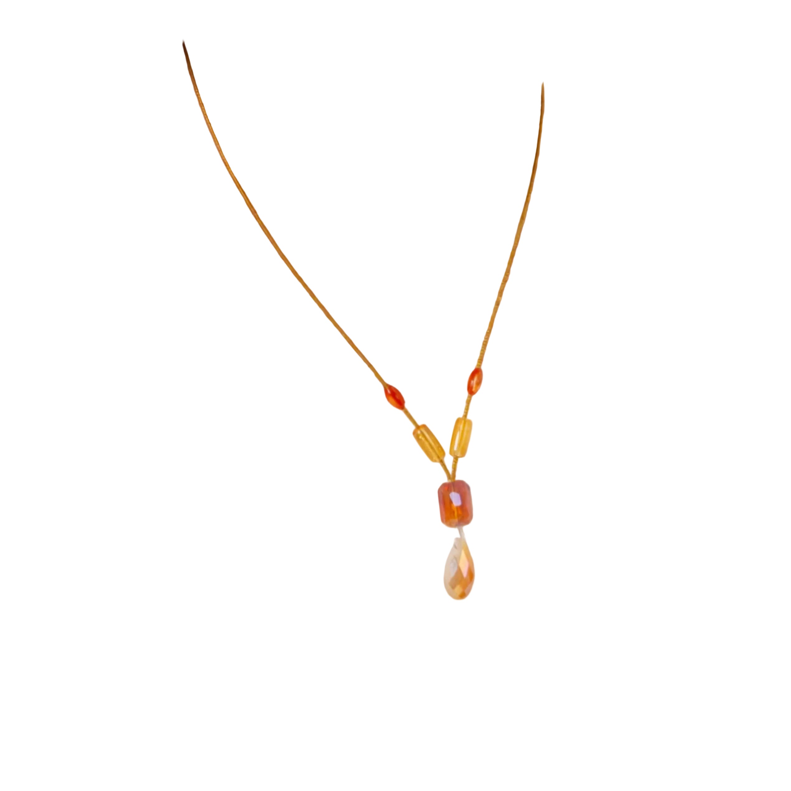 Amber Orange Necklace