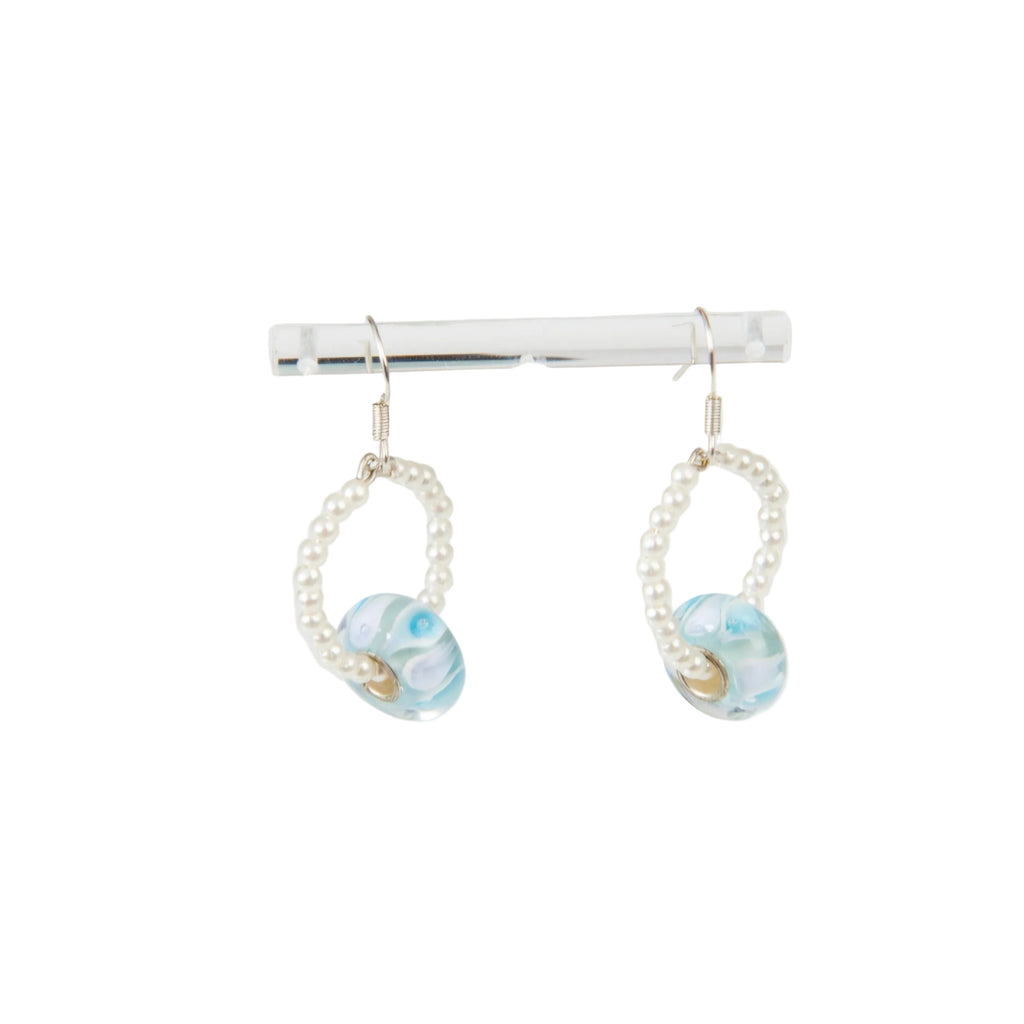 Blue Murano Glass Earrings