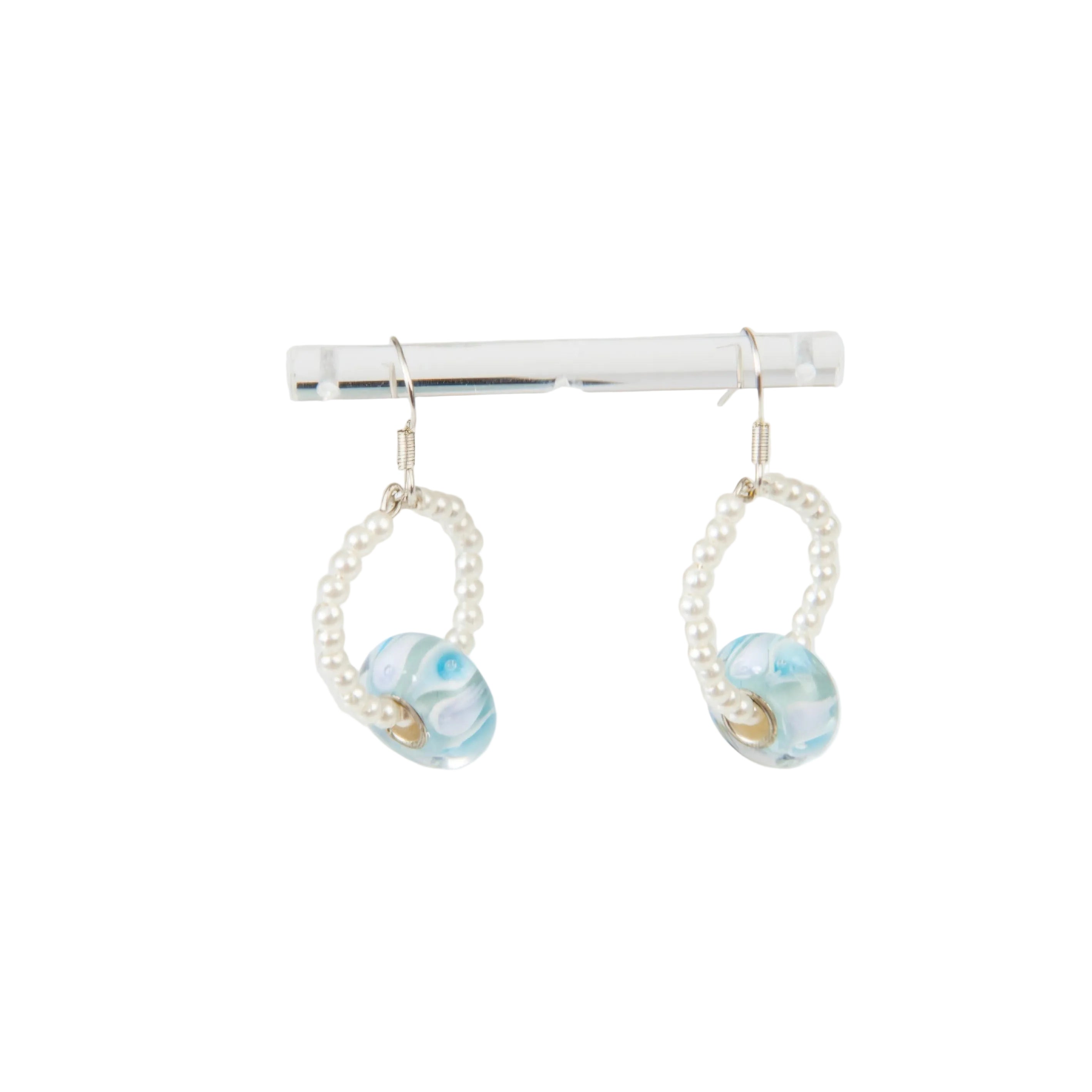 Blue Murano Glass Earrings