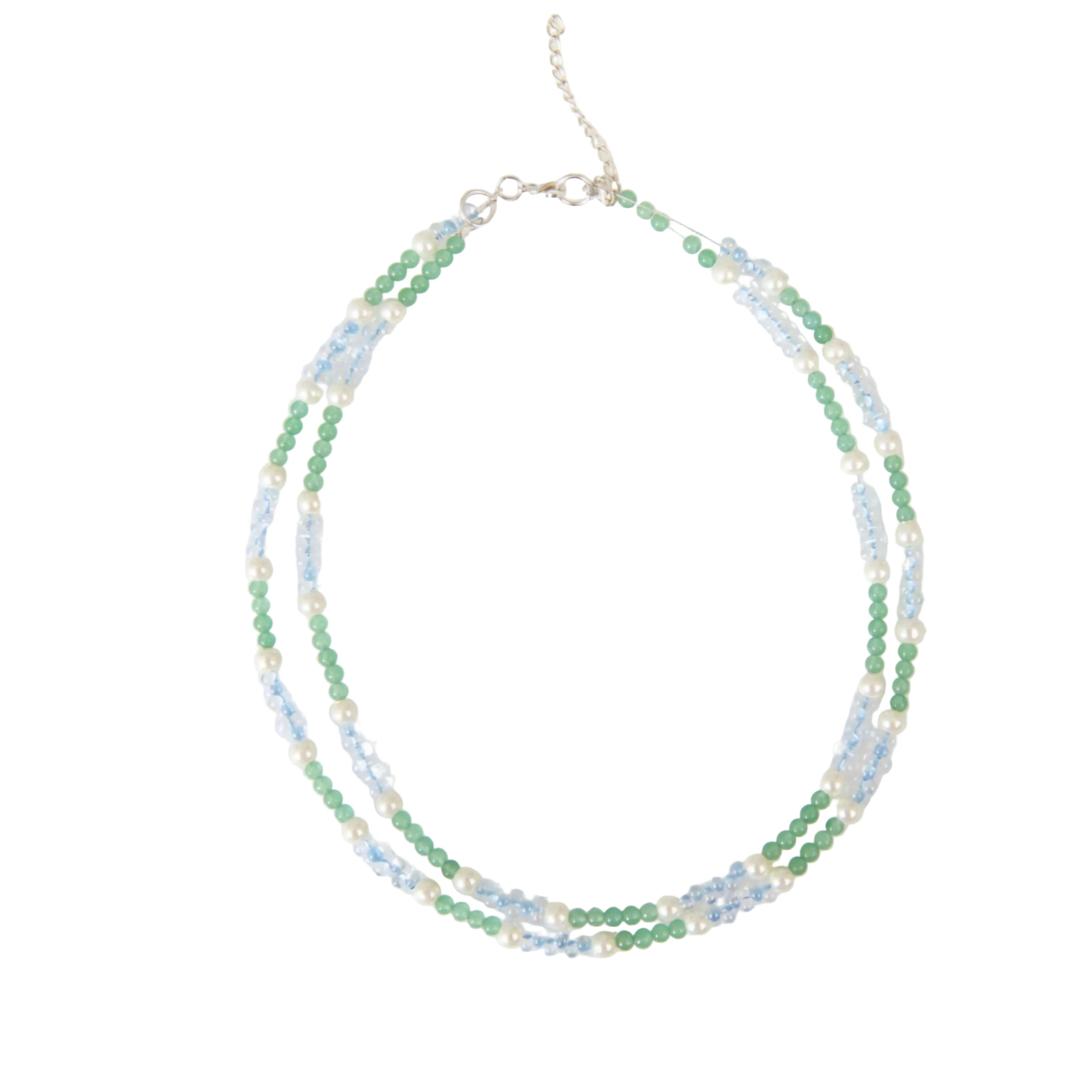 Blue and Green Necklace