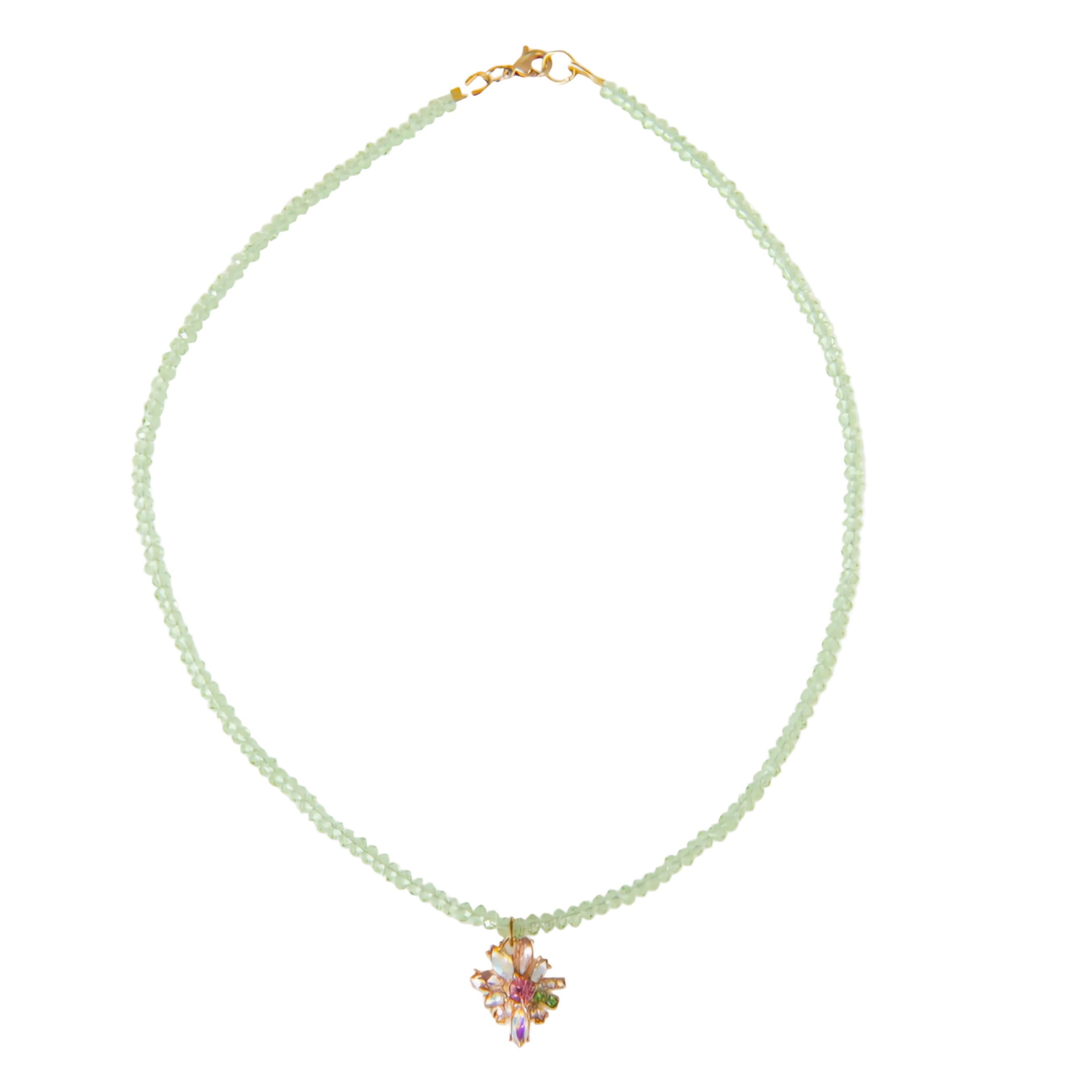 Green Sparkle Necklace