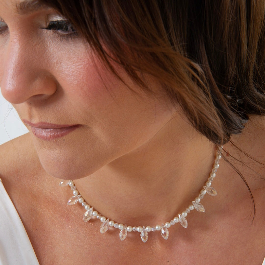 Simplicity in Crystals Necklace