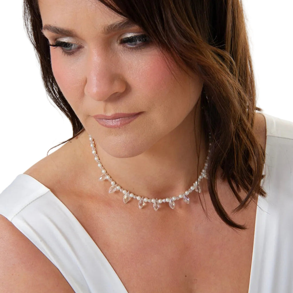 Simplicity in Crystals Necklace