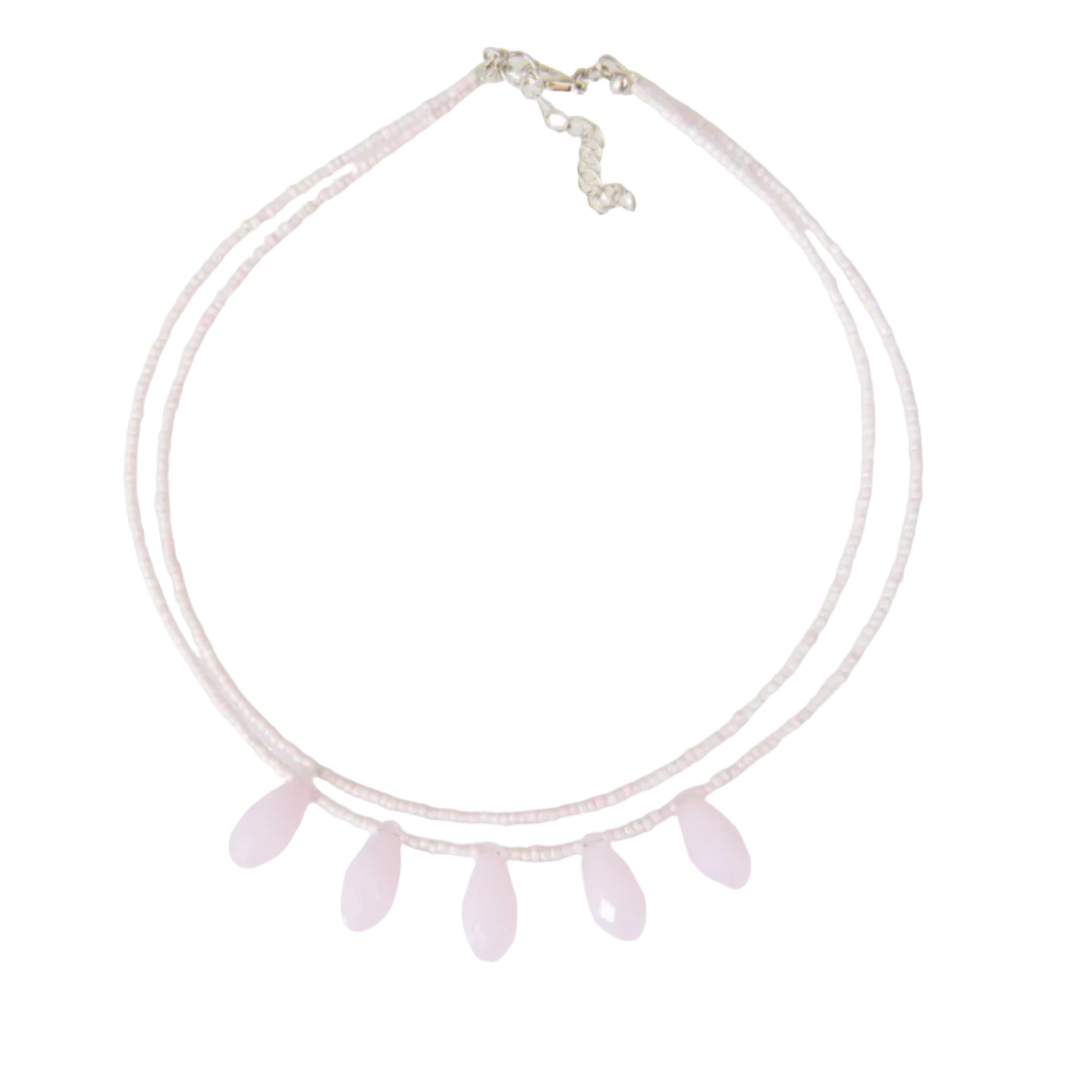Crystal Fan Necklace