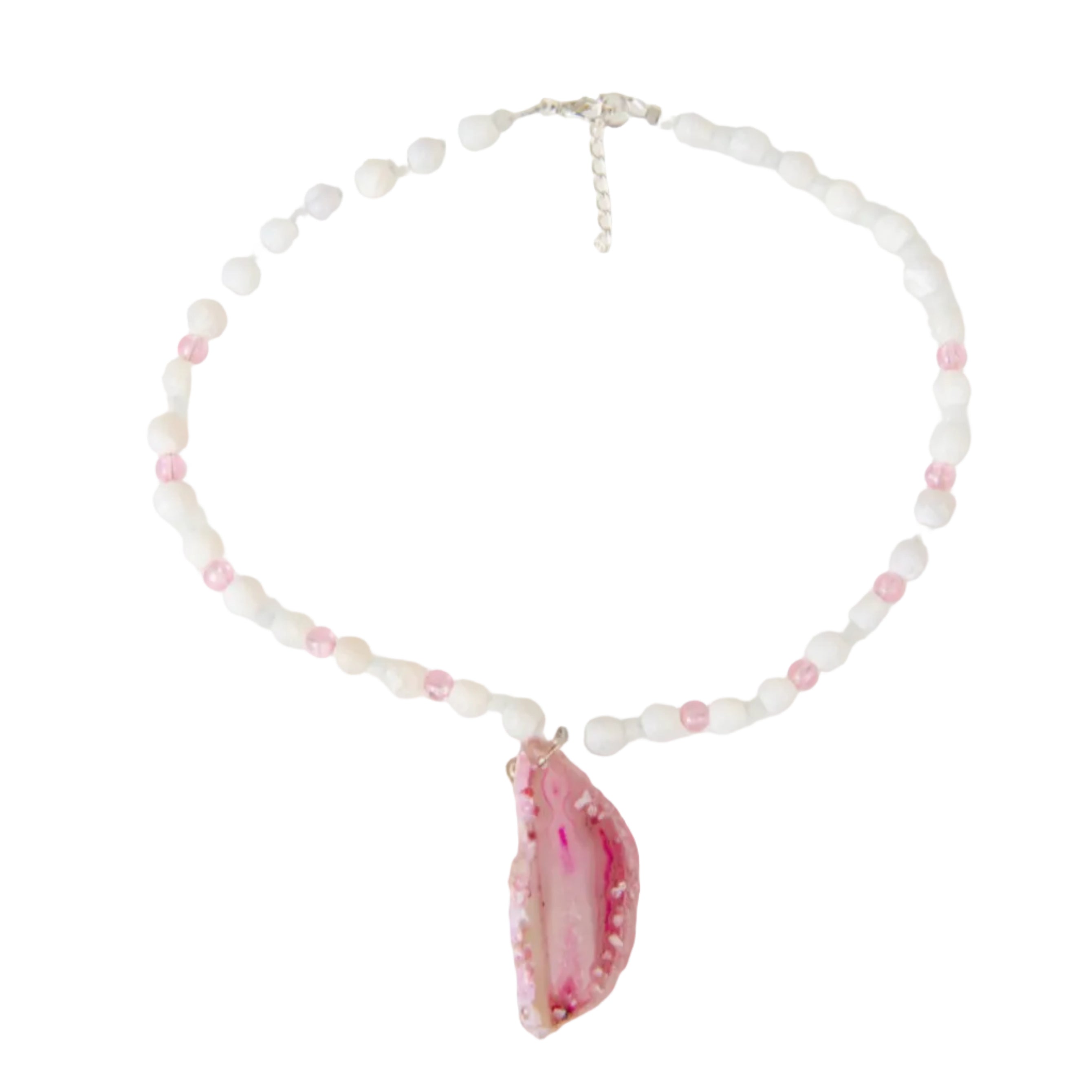 Matt Pink Necklace