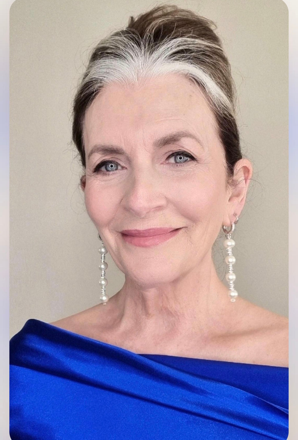 Diamante Avec Pearl Earrings